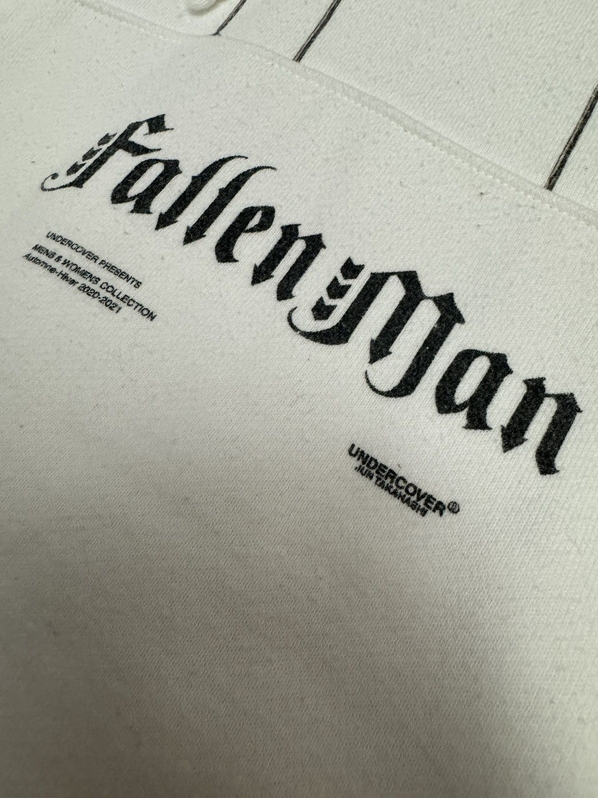 Japanese Brand AW2020 Undercover ‘Fallen Man’ Hoodie Japanese archvive Size US L / EU 52-54 / 3 - 2 Thumbnail