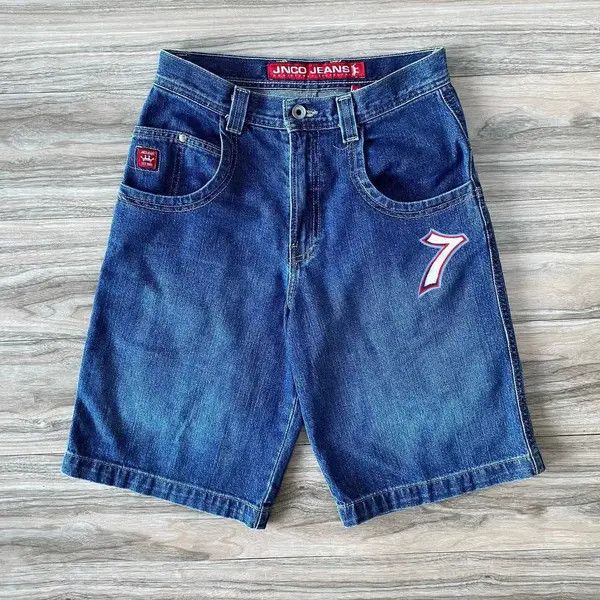 VIBE Street Vintage Loose Fit Denim Shorts Size US 31 - 3 Thumbnail