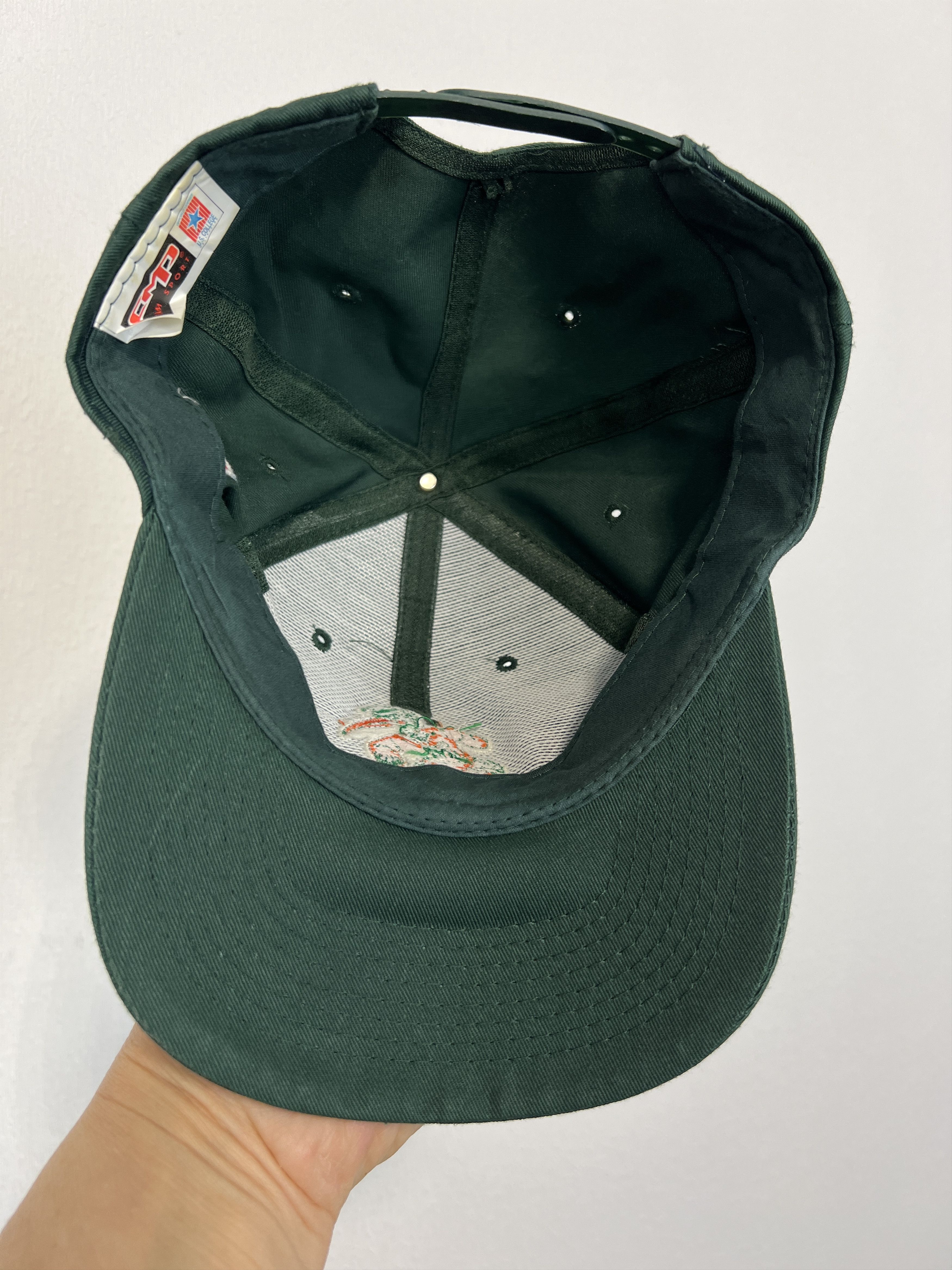 Vintage Vintage NCAA Miami Hurricanes Snapback Hat Cap Rare Adult Size ONE SIZE - 7 Thumbnail