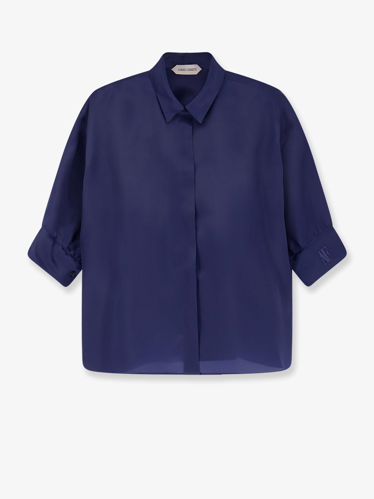 Alberta Ferretti Silk Shirt Size L / US 10 / IT 46 - 1 Thumbnail