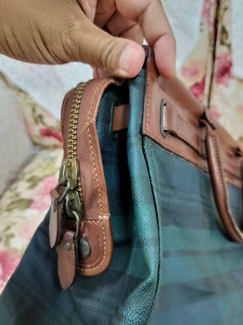 Polo Ralph Lauren Vintage Classic 90s Polo Ralph Lauren Blackwatch Boston Bag Size ONE SIZE - 10 Thumbnail