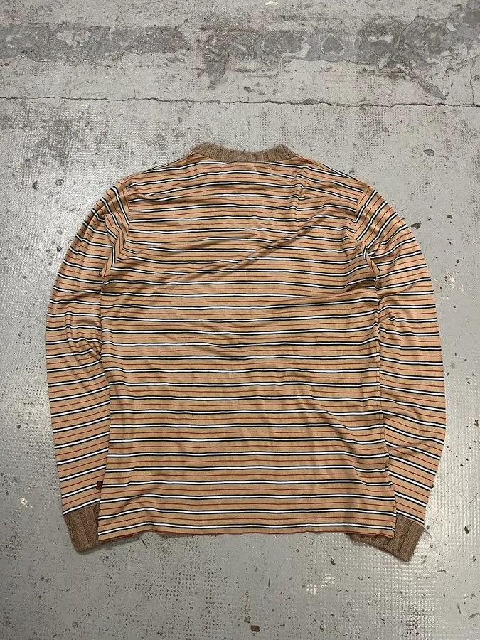Dolce & Gabbana 2000s Dolce & Gabbana Striped Beige Sweater Size US L / EU 52-54 / 3 - 7 Thumbnail
