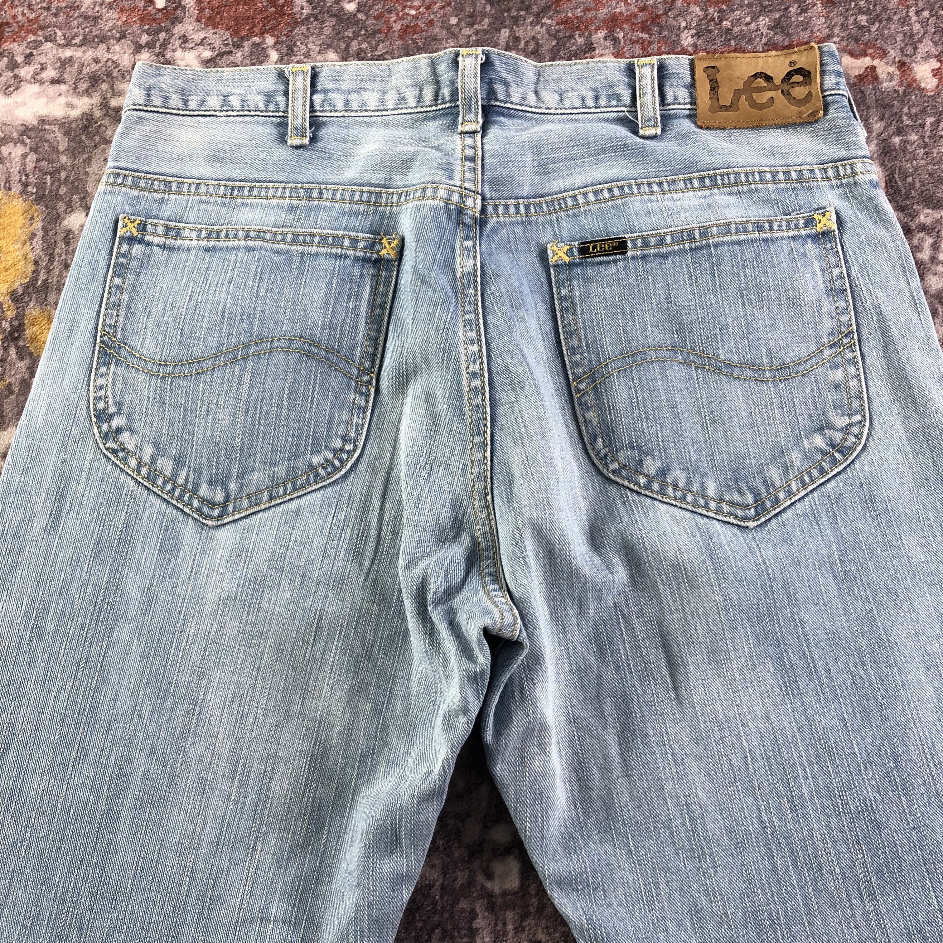 Lee × Vintage Vintage Blue Wash Lee Jeans-JM3248 Size US 35 - 4 Thumbnail