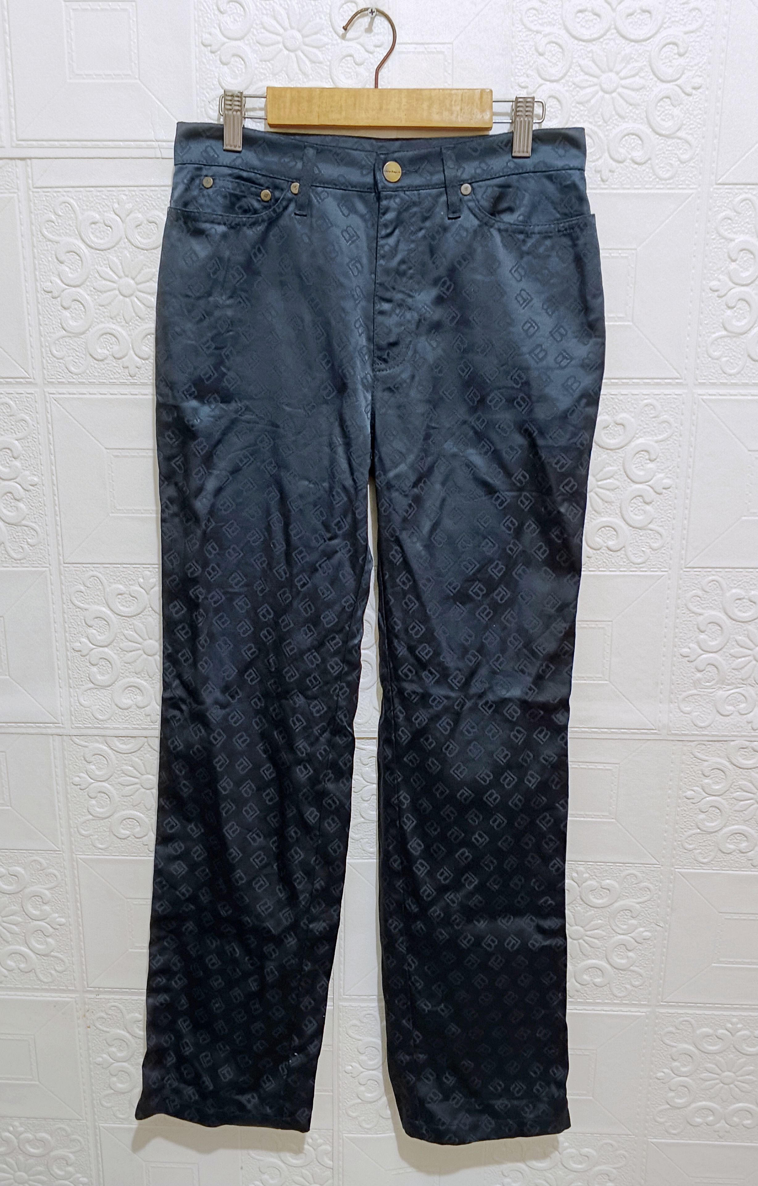 Laura Biagiotti LAURA BIAGIOTTI MONOGRAM PANTS Size 29" - 1 Thumbnail