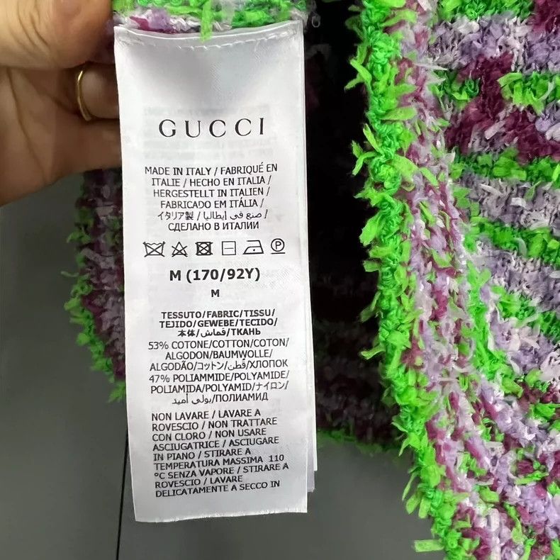 Gucci Gucci Jacquard GG knitted short-sleeved 2502-Nextarrow Size US M / EU 48-50 / 2 - 3 Thumbnail