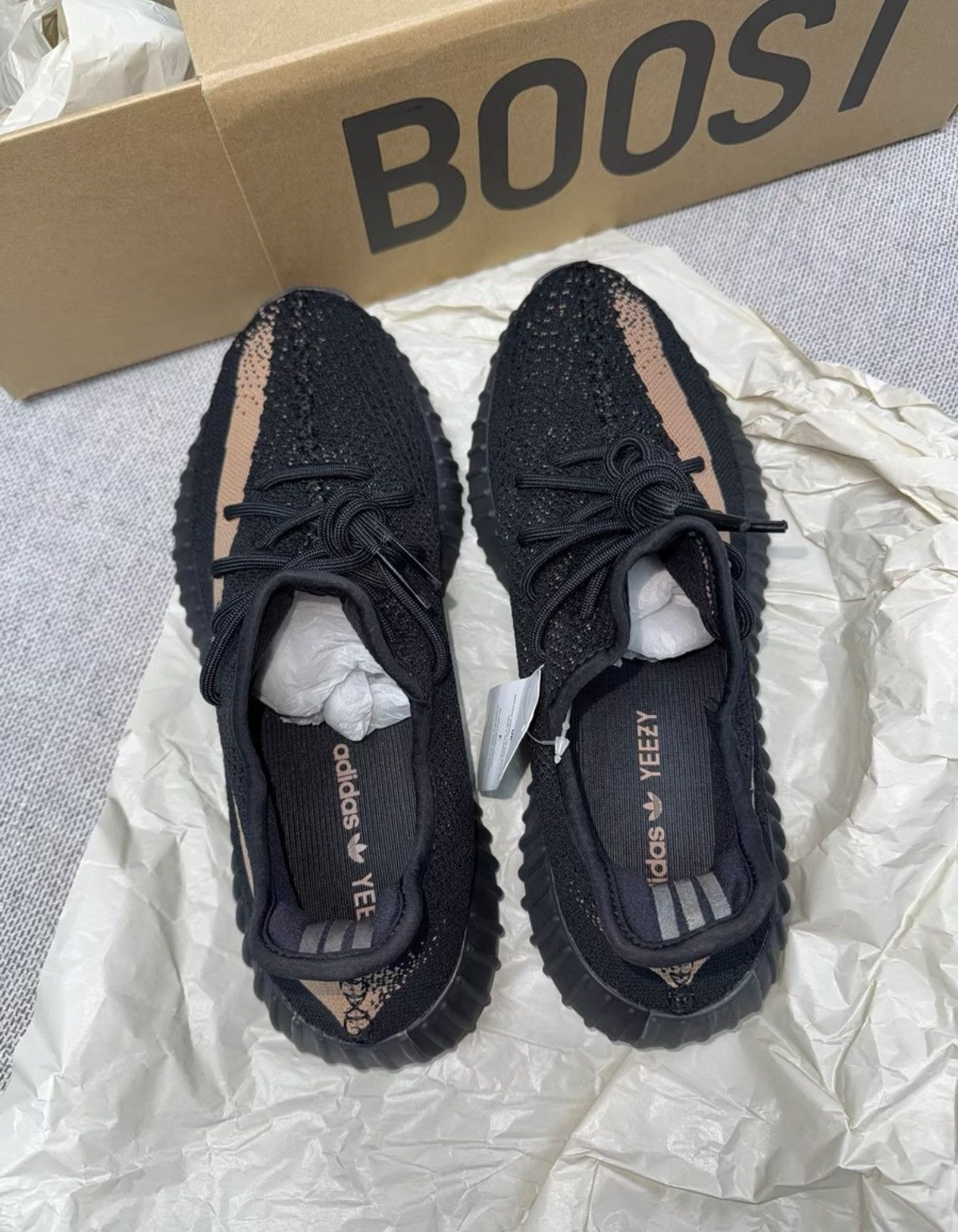 Adidas Adidas Yeezy 350 V2 Black Copper BY1605 K37 Size US 10.5 / EU 43-44 - 3 Thumbnail