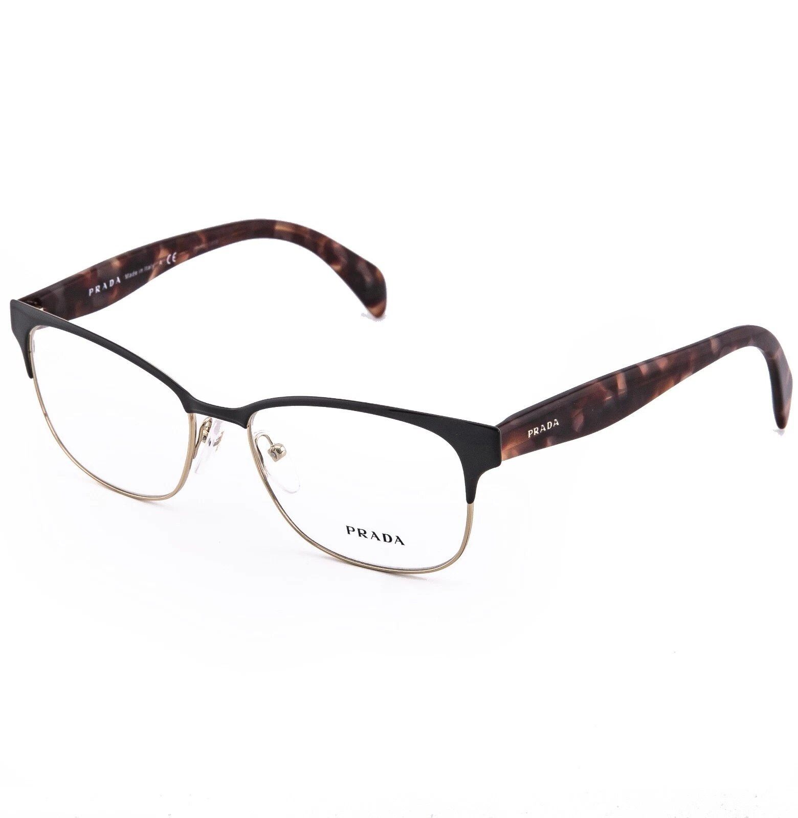 Prada PRADA Journal 65R PR65RV Brown Eyeglasses Optical Frame Size ONE SIZE - 2 Thumbnail