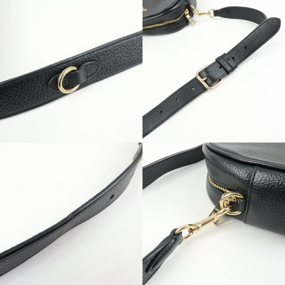 Coach Coach Camera Bag Leather Crossbody Black Size ONE SIZE - 4 Thumbnail
