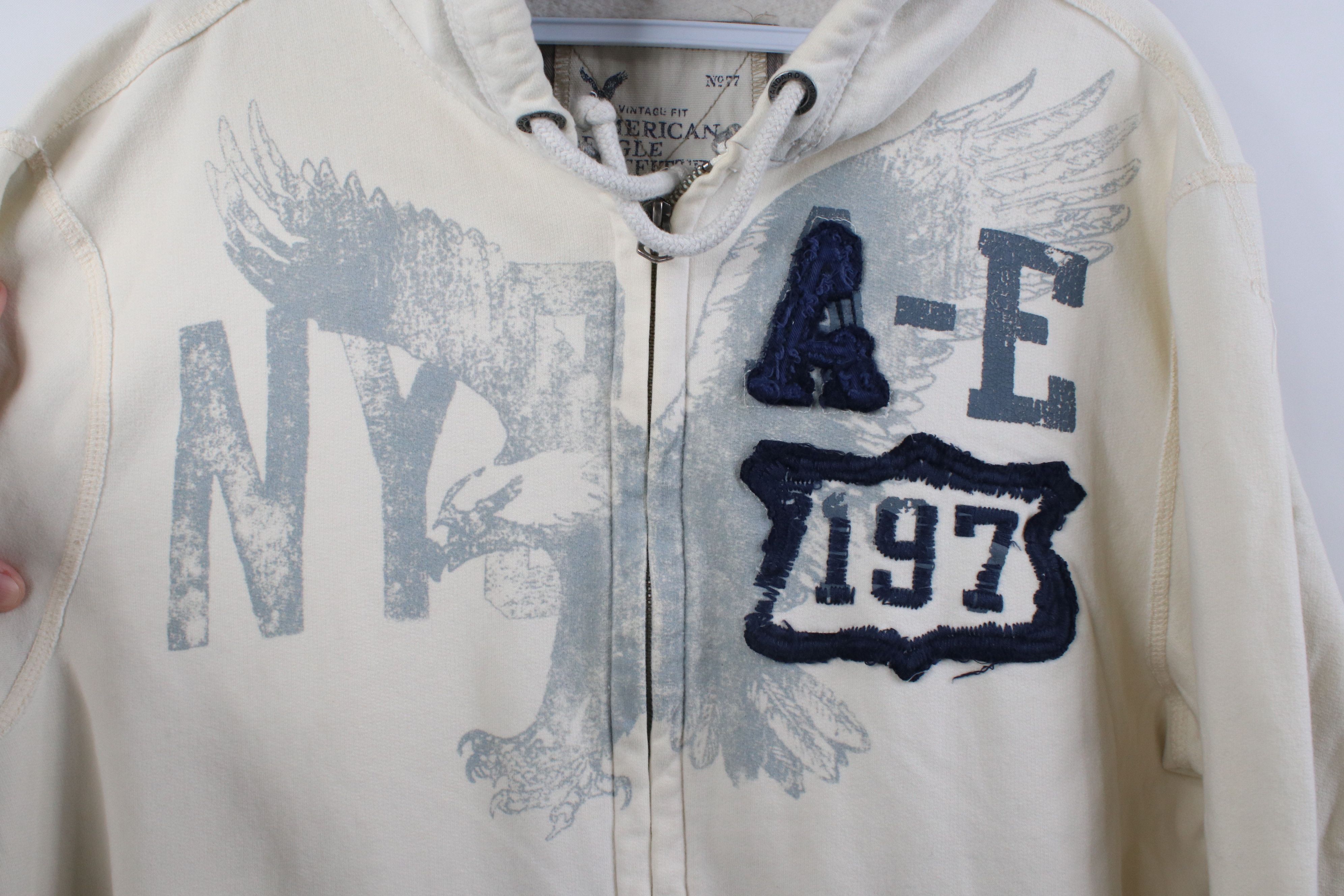 American Eagle Outfitters Vintage Y2K American Eagle Outfitters Zip Hoodie Sweatshirt Size XL / US 12-14 / IT 48-50 - 5 Thumbnail