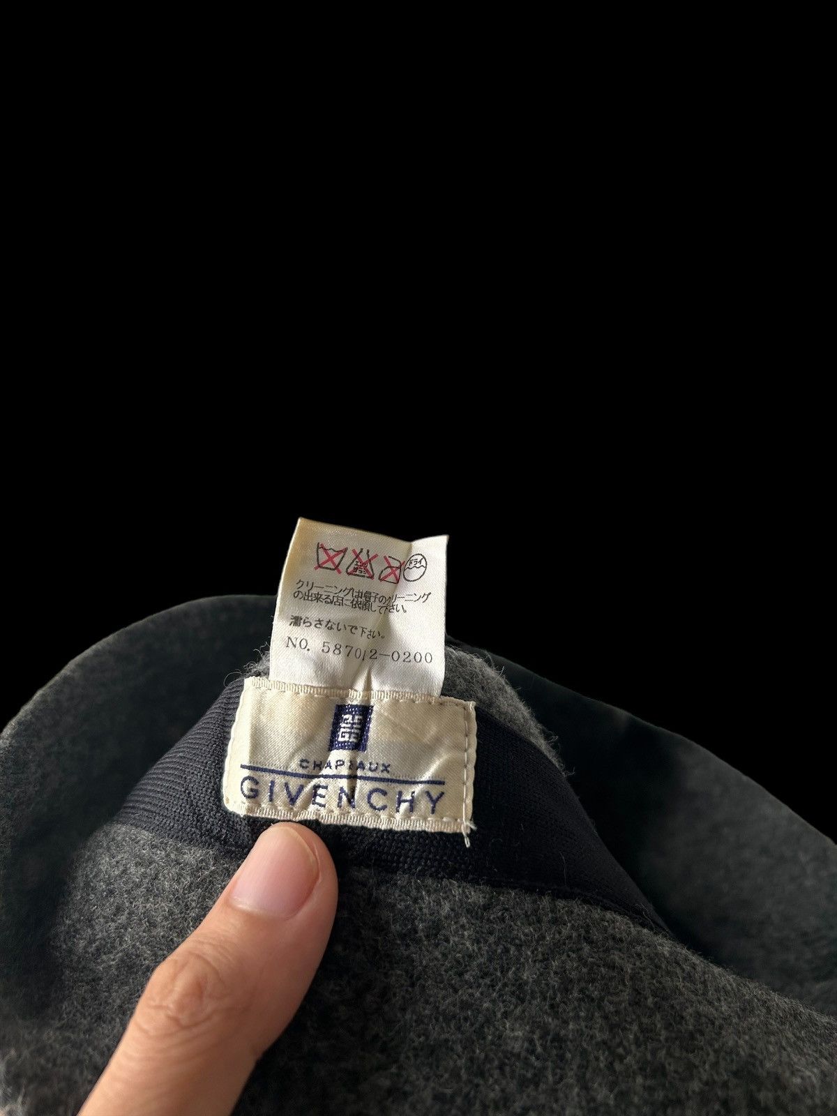 Givenchy × Vintage GIVENCHY MONOGRAM Vintage Bucket Hats wool Size ONE SIZE - 4 Thumbnail