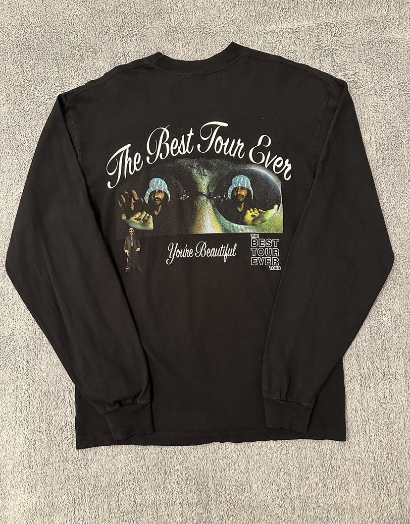 Rap Tees Amine best tour ever merch black longsleeve tshirt Size US M / EU 48-50 / 2 - 2 Thumbnail