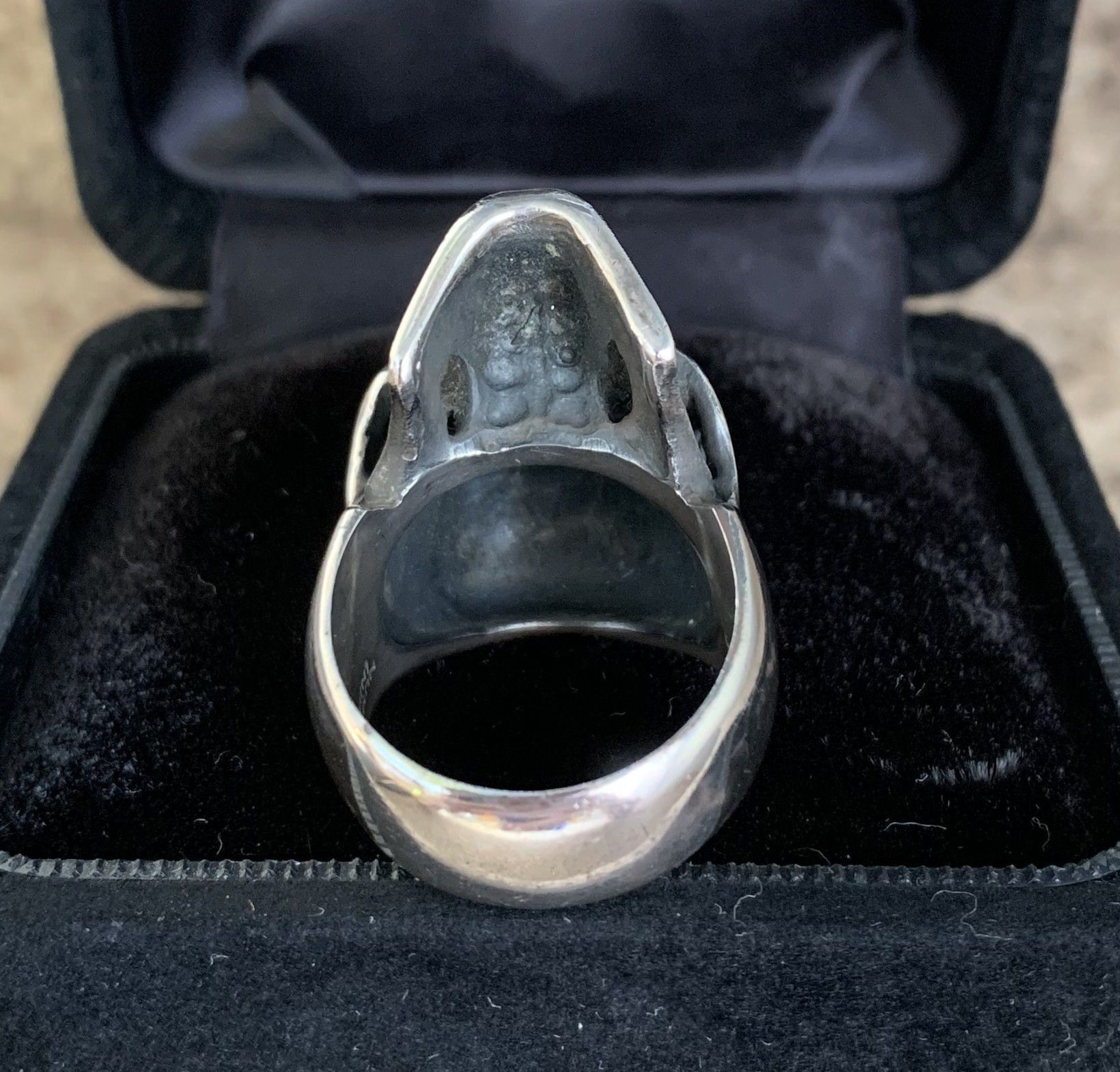 Number (N)ine SS05 "Nightcrawler" Bejeweled Silver Skull Ring w/ box Size ONE SIZE - 6 Thumbnail