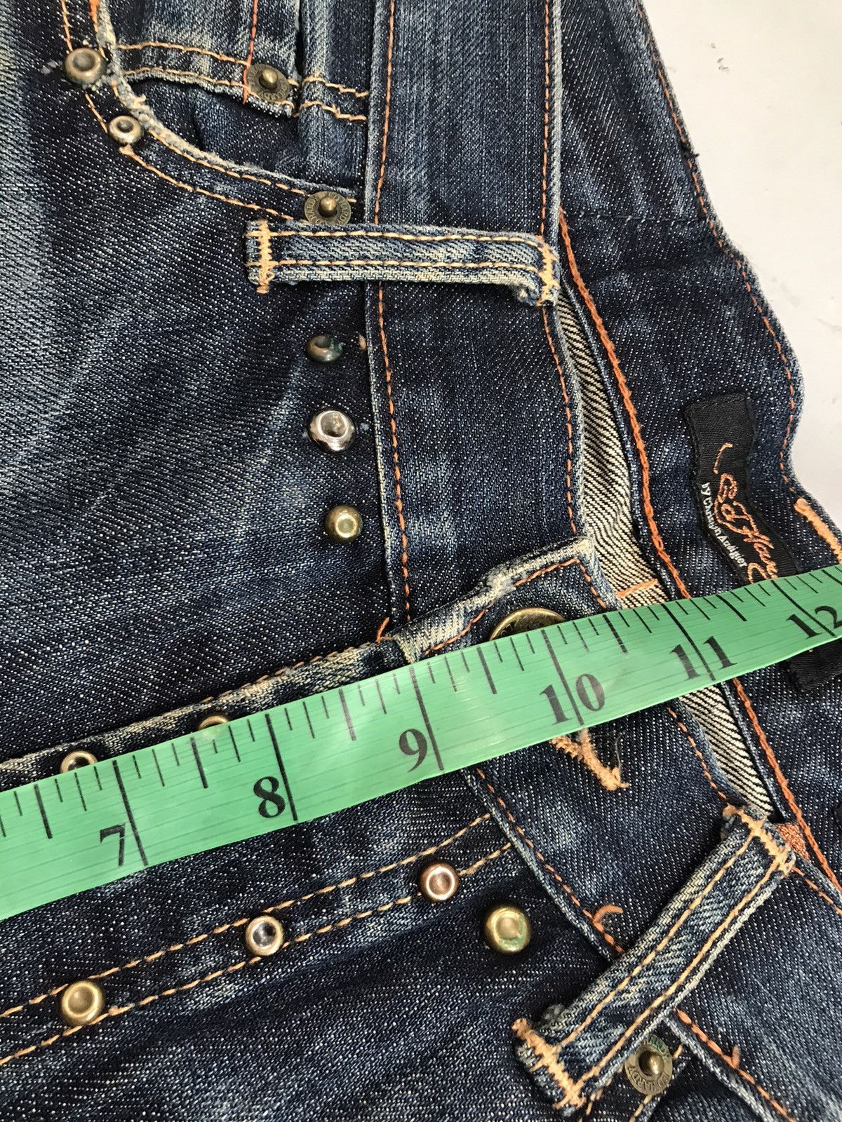 Ed Hardy Vintage Edhardy SpellOut printed denim Size US 34 / EU 50 - 8 Thumbnail