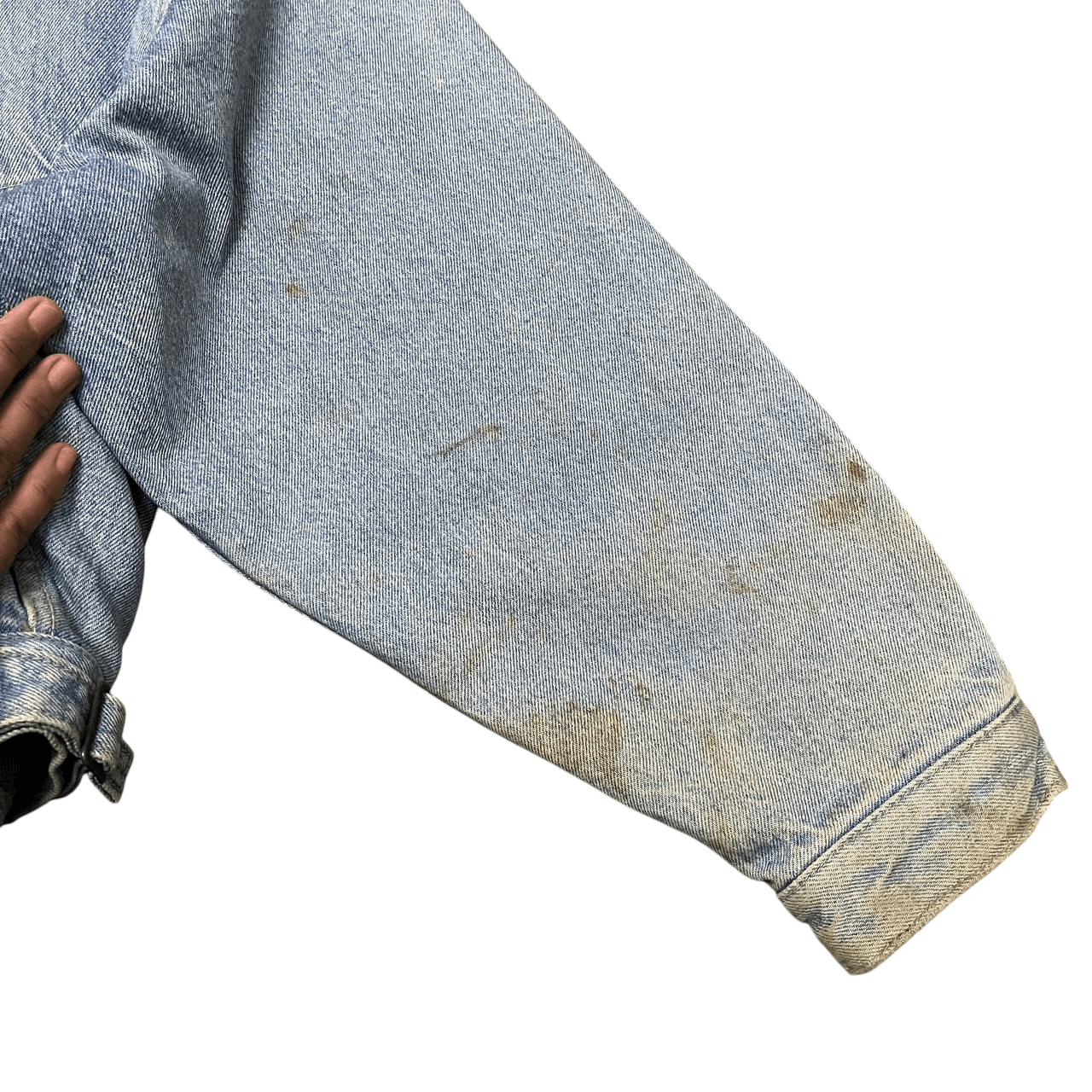 Big John Vintage Big John Cropped Sherpa Lined Denim Jacket Size US S / EU 44-46 / 1 - 6 Thumbnail
