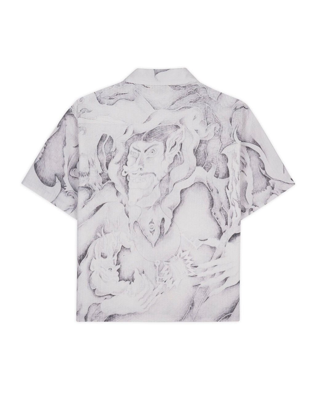 Brain Dead Brain Dead Dragonspeaker Seersucker Short Sleeve Button-up Size US L / EU 52-54 / 3 - 2 Thumbnail