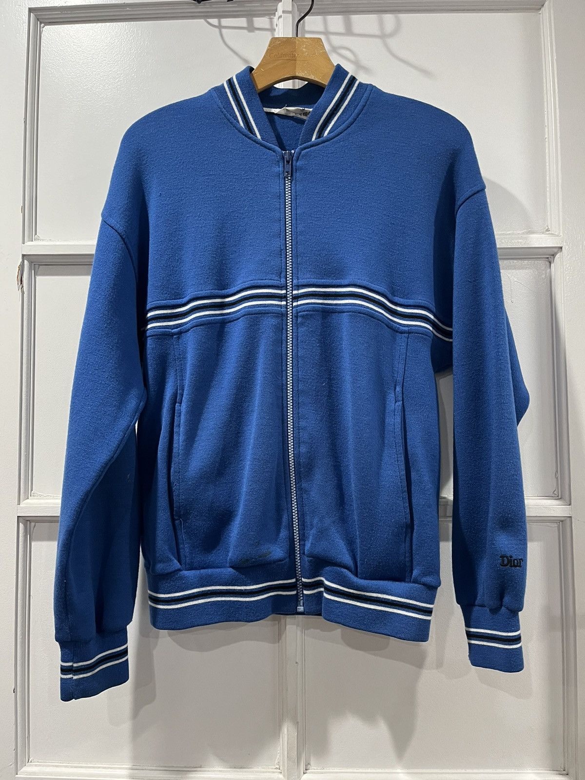 Christian Dior Monsieur Vintage Dior Blue Track Jacket Size US M / EU 48-50 / 2 - 1 Thumbnail