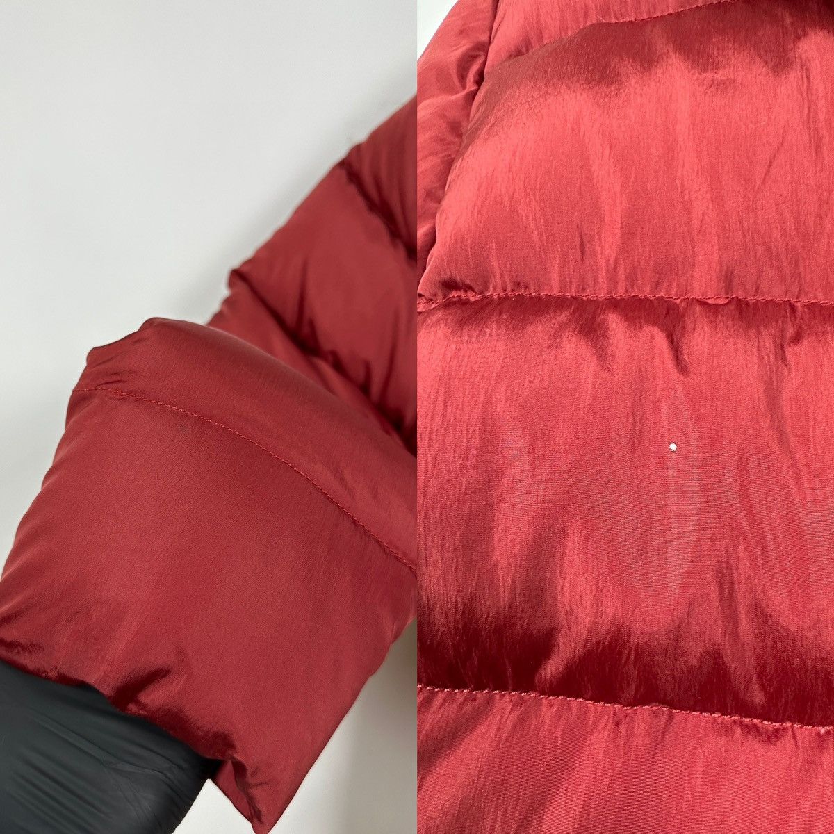 Moncler Vintage Moncler Nylon/Down Burgundy Puffer Jacket Size US L / EU 52-54 / 3 - 25 Thumbnail