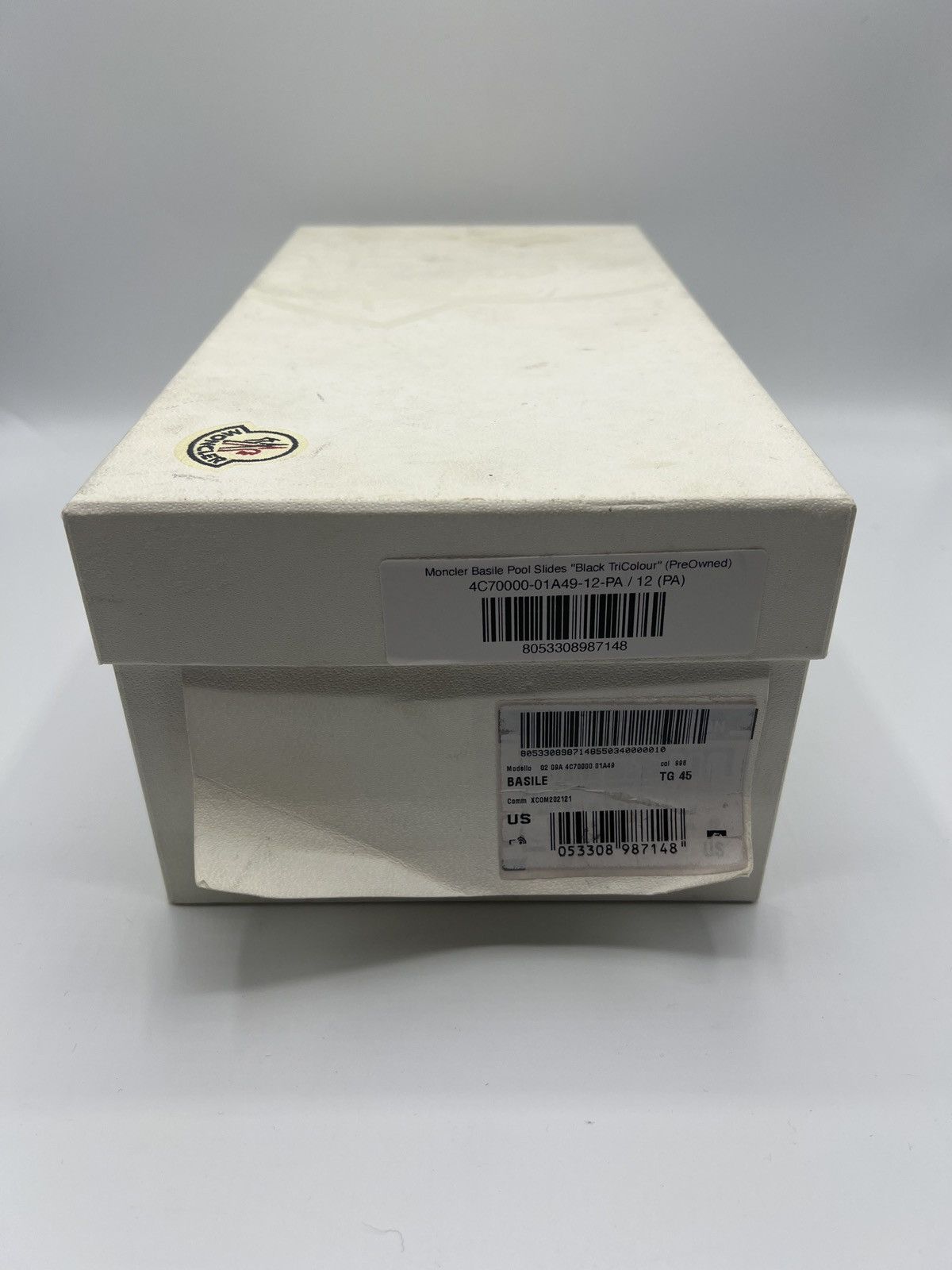Moncler Moncler Basile Pool Slides "Black TriColour" (PreOwned) Size US 12 / EU 45 - 9 Thumbnail