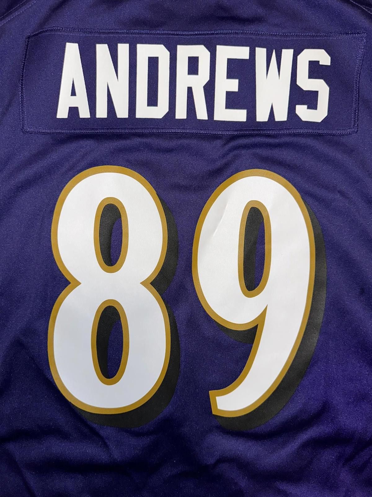 Nike Nike Men's Baltimore Ravens Mark Andrews Purple Game Jersey Size US L / EU 52-54 / 3 - 7 Thumbnail