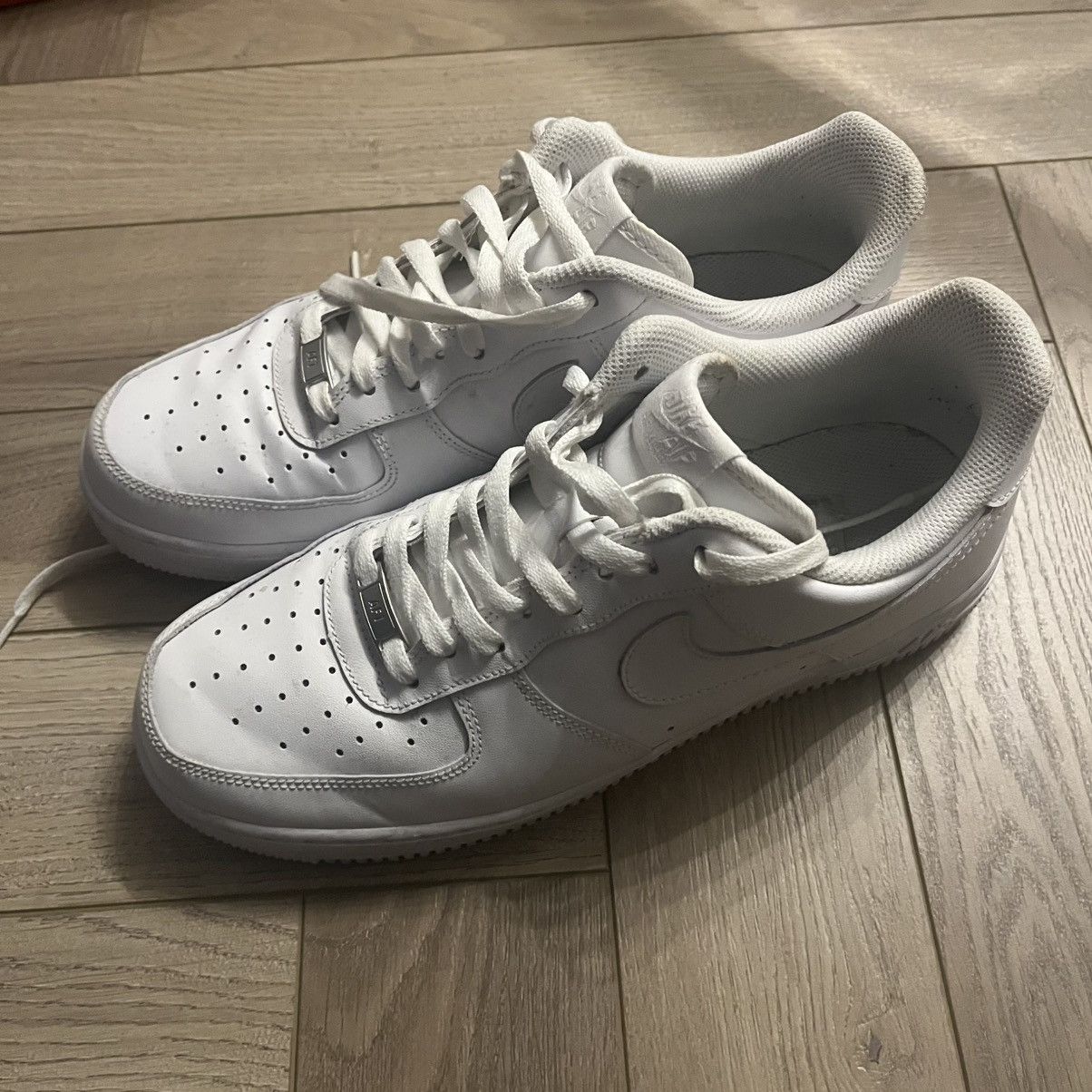 Nike Nike Air Force 1 White Size US 10.5 / EU 43-44 - 4 Thumbnail