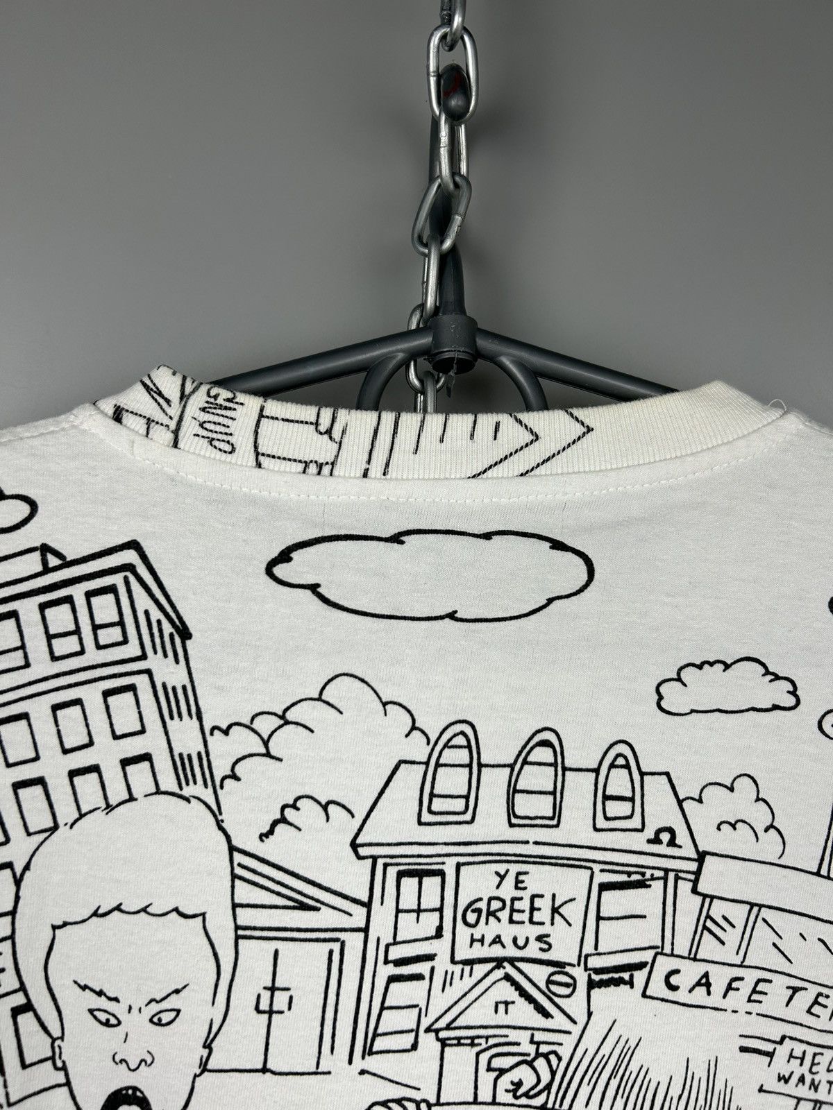 Mtv VTG 1994 Beavis and Butthead All Over Print T Shirt Size US XL / EU 56 / 4 - 14 Thumbnail