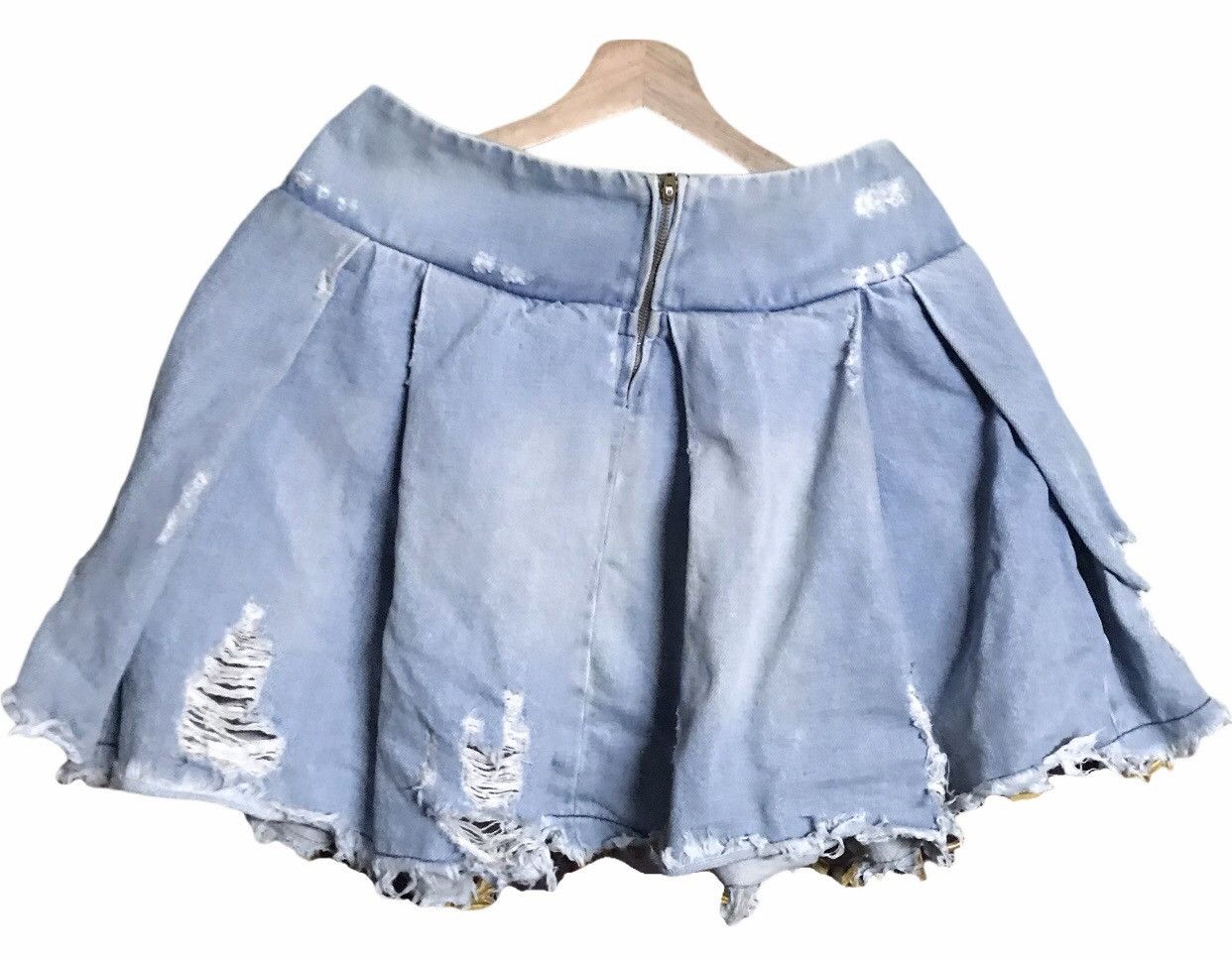If Six Was Nine × Just Cavalli Denim Skirt just Cavalli Size 29" - 2 Thumbnail