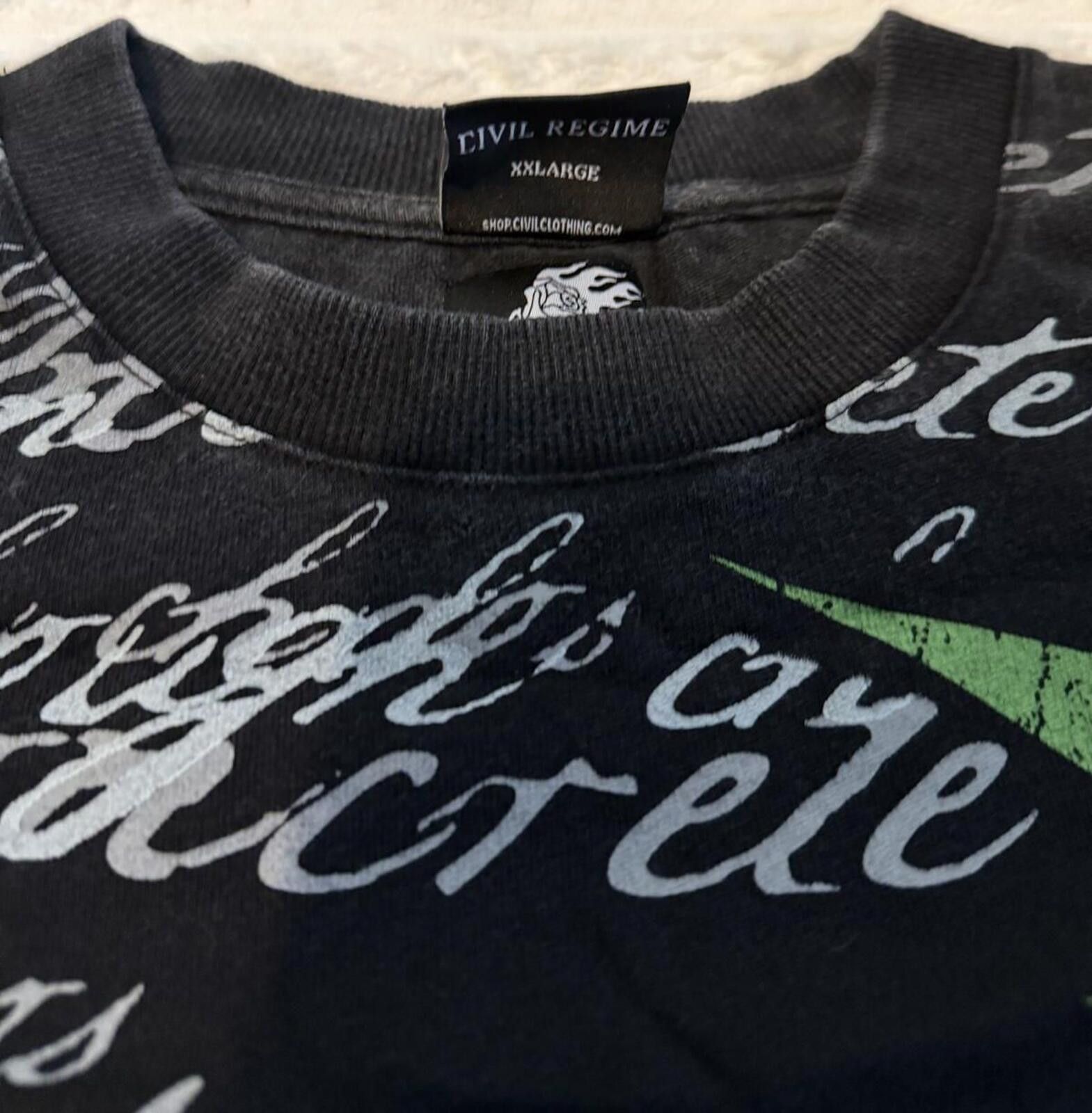 Civil Regime Civil Regime Buttercup Graphic Tee Y2K Streetwear XXL OS Size ONE SIZE - 3 Thumbnail