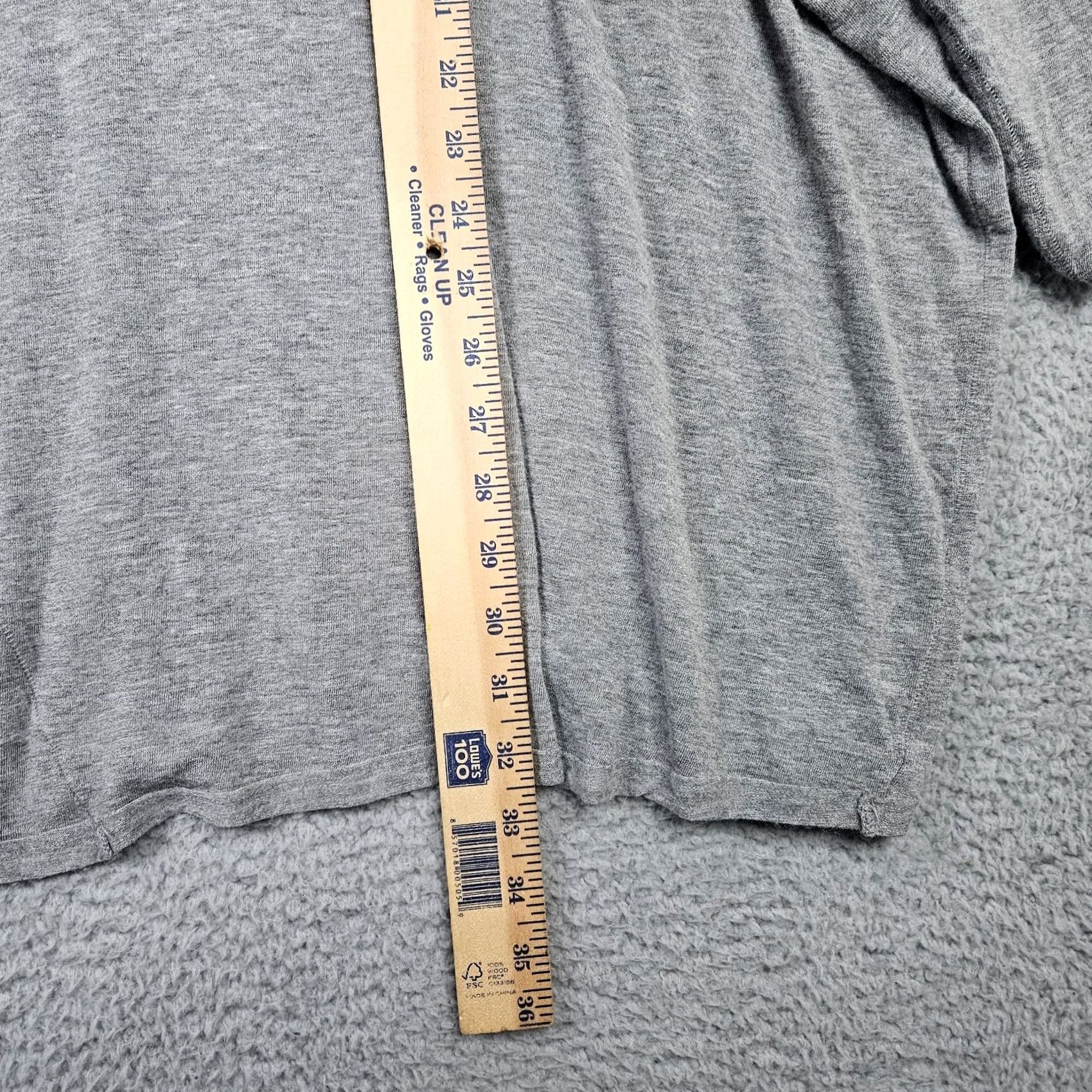 Vintage WE THE FREE Women’s Gray Oversized Turtleneck Tunic T-Shirt Size S 3/4 Sleeve Size S / US 4 / IT 40 - 4 Thumbnail