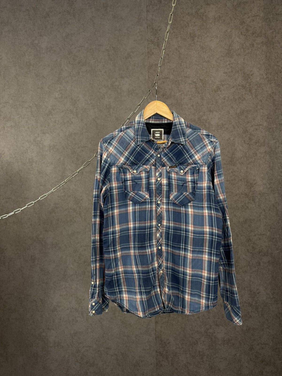 G-Star G Star Raw flannel designer shirt Size US M / EU 48-50 / 2 - 1 Thumbnail
