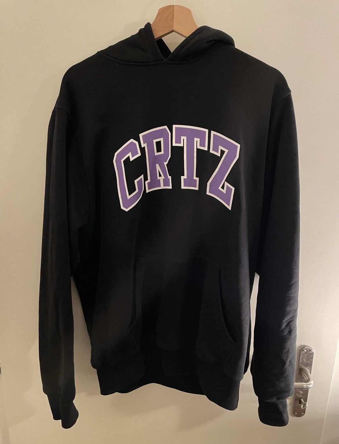 Corteiz Alcatraz Hoodie Black/Purple Men's - US