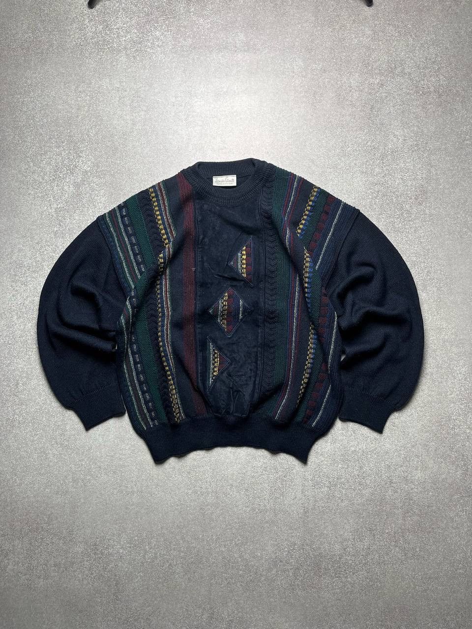 Vintage Vintage Coogi Style Knit Wool Sweater Y2K M Size US M / EU 48-50 / 2 - 2 Thumbnail