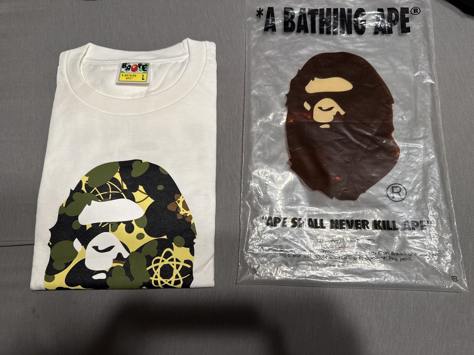 Bape Bape T-Shirt Size US L / EU 52-54 / 3 - 3 Thumbnail