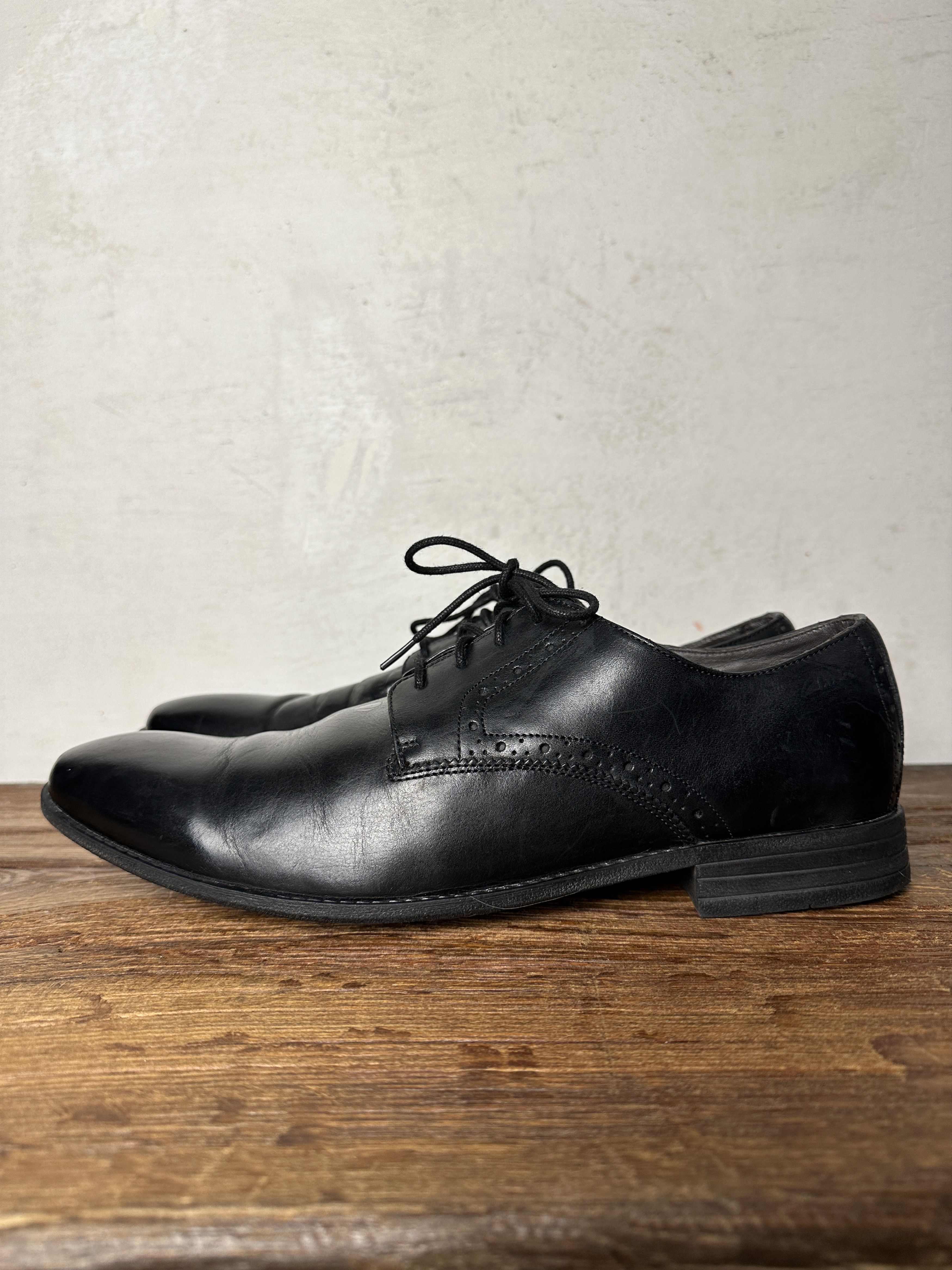 Clarks Casual Leather Clarks Clarkslite Cap Toe Shoes Size US 10.5 / EU 43-44 - 1 Thumbnail