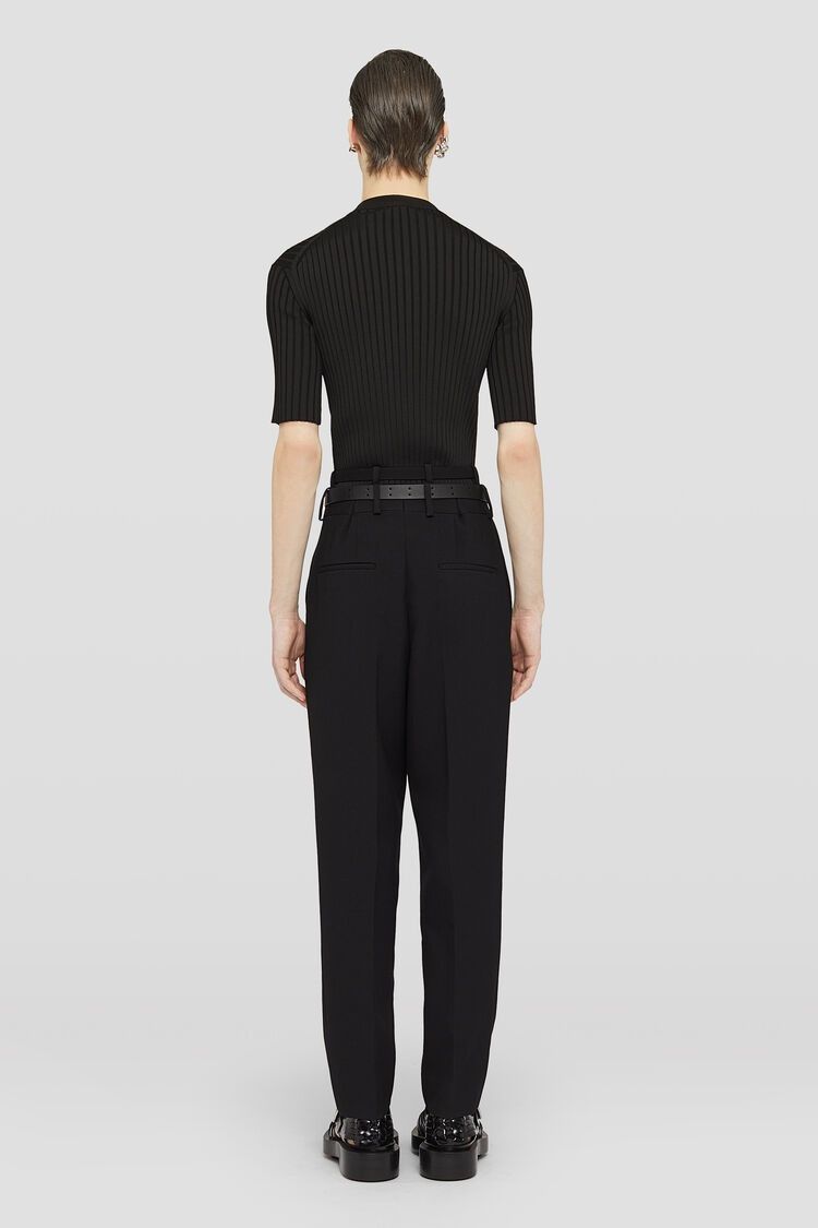 Jil Sander o1w1db10825 Trouser 97 AW 19 W Belt in Black Size US 36 / EU 52 - 4 Thumbnail