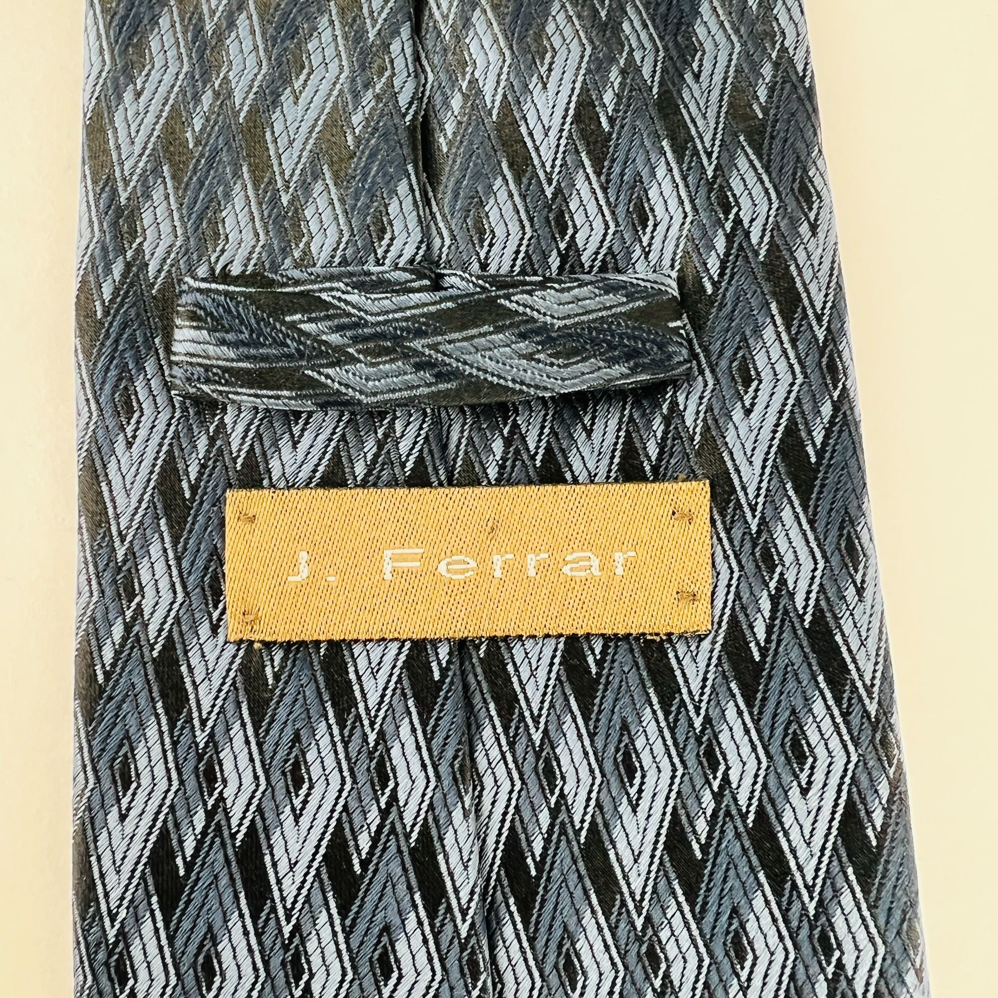 J Ferrar J Ferrar Silk Necktie Tie Size ONE SIZE - 4 Thumbnail
