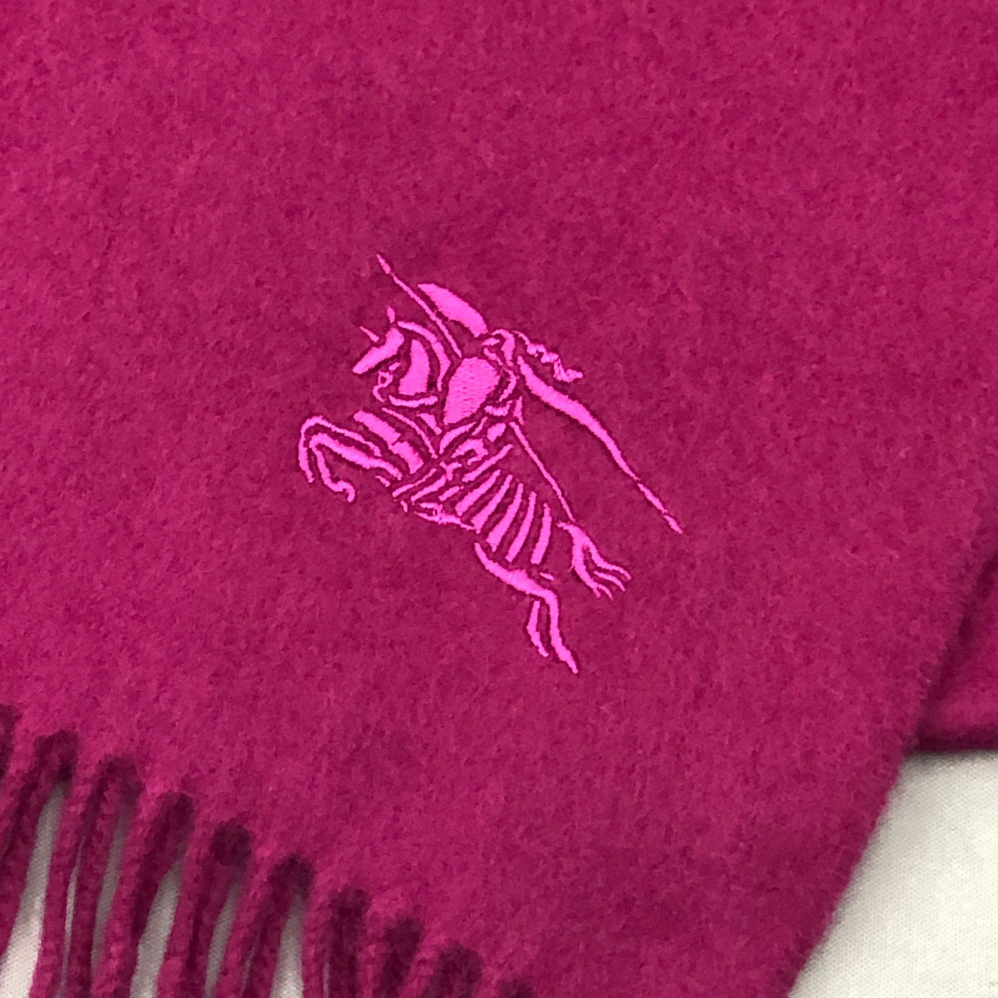 Burberry Vintage Burberry Scarf Muffler Wool Cashmere Winter Scarves Size ONE SIZE - 4 Thumbnail