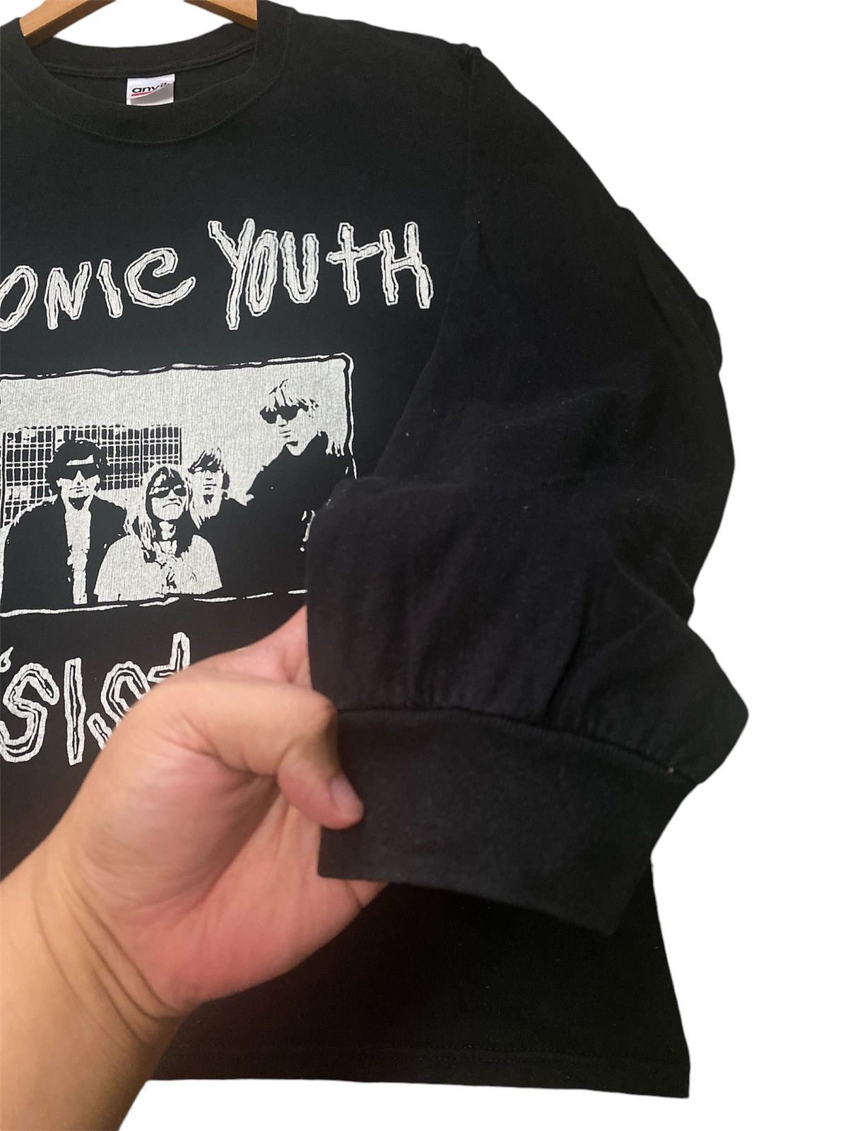 Band Tees × Vintage 💥RARE💥VINTAGE SONIC YOUTH “SISTER ALBUM” LONG SLEEVE TEE🔥 Size US M / EU 48-50 / 2 - 10 Thumbnail