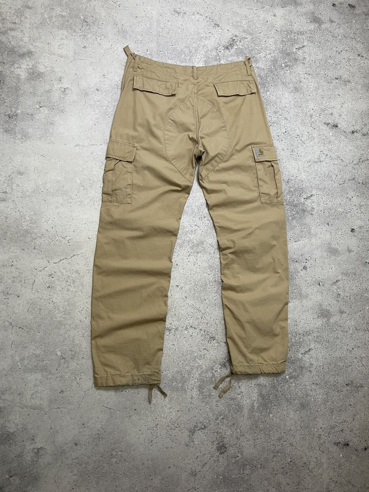 Vintage Carhartt WIP Aviation Cargo Beige Pants Size 33 x 32