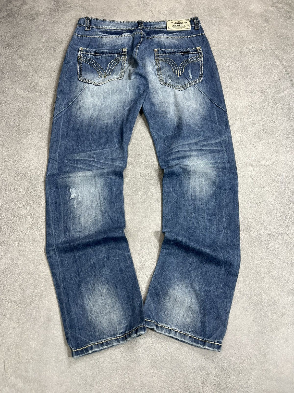 True Religion VTG True Religion Type! Balenci Distressed Washed Y2K Jeans Size US 32 / EU 48 - 6 Thumbnail