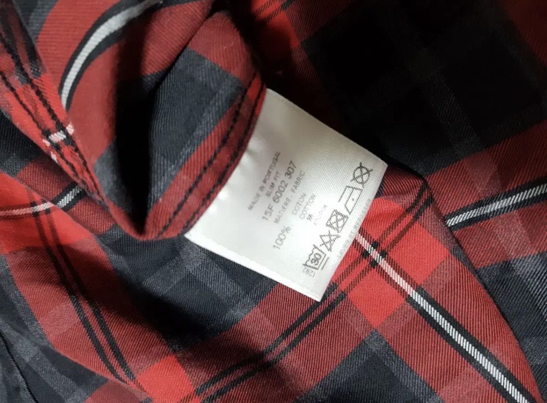 Givenchy Givenchy Star Red Flannel Button Shirt Size US M / EU 48-50 / 2 - 7 Thumbnail