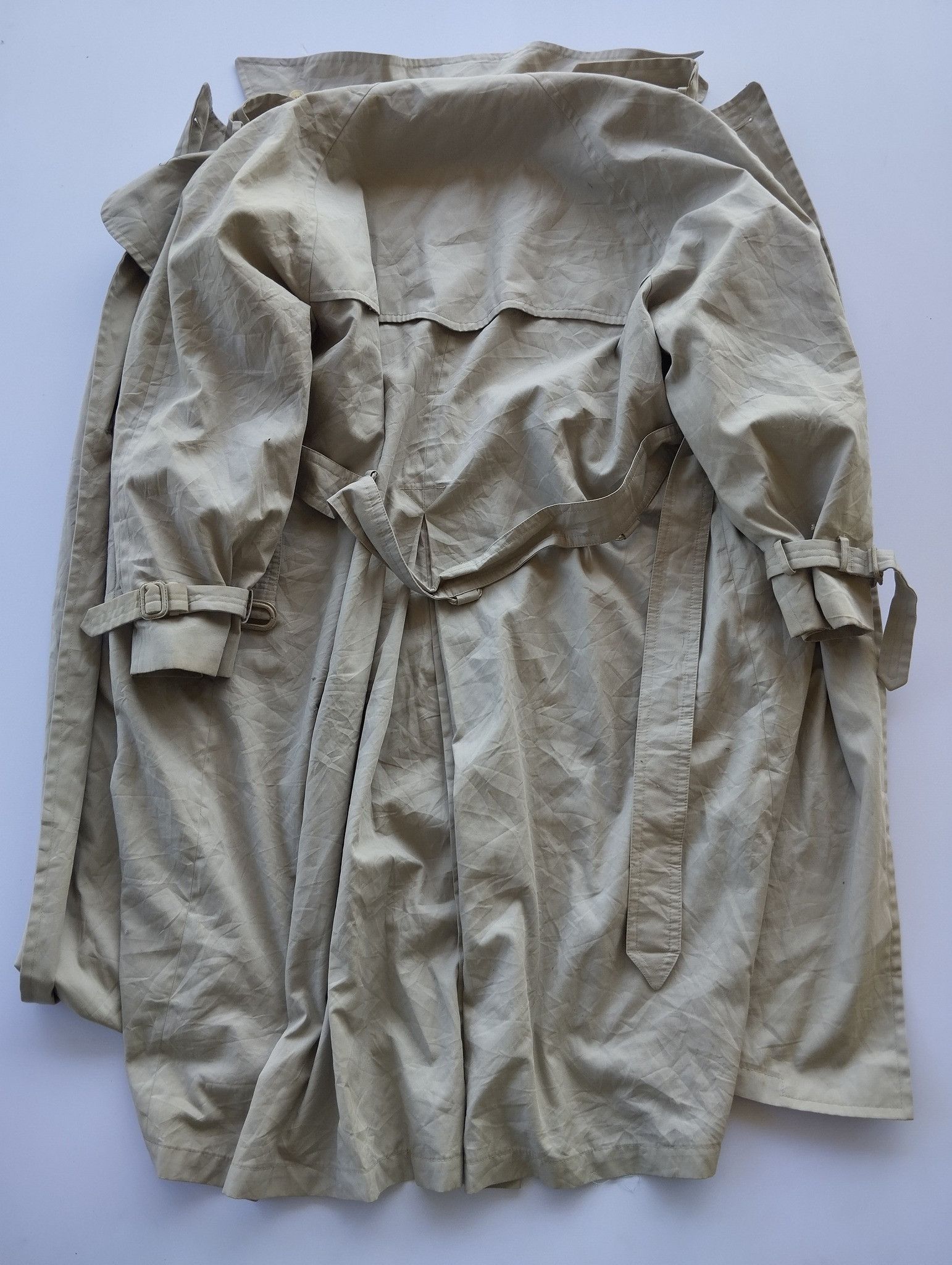 Burberry Burberry Classic Trench Coat Beige with Check Collar XXL Size US M / EU 48-50 / 2 - 12 Thumbnail