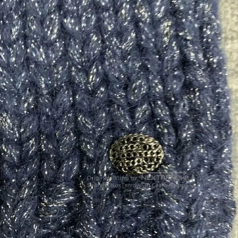 Chanel Chanel Blue Cotton Sweater for Women . Size S / US 4 / IT 40 - 6 Thumbnail