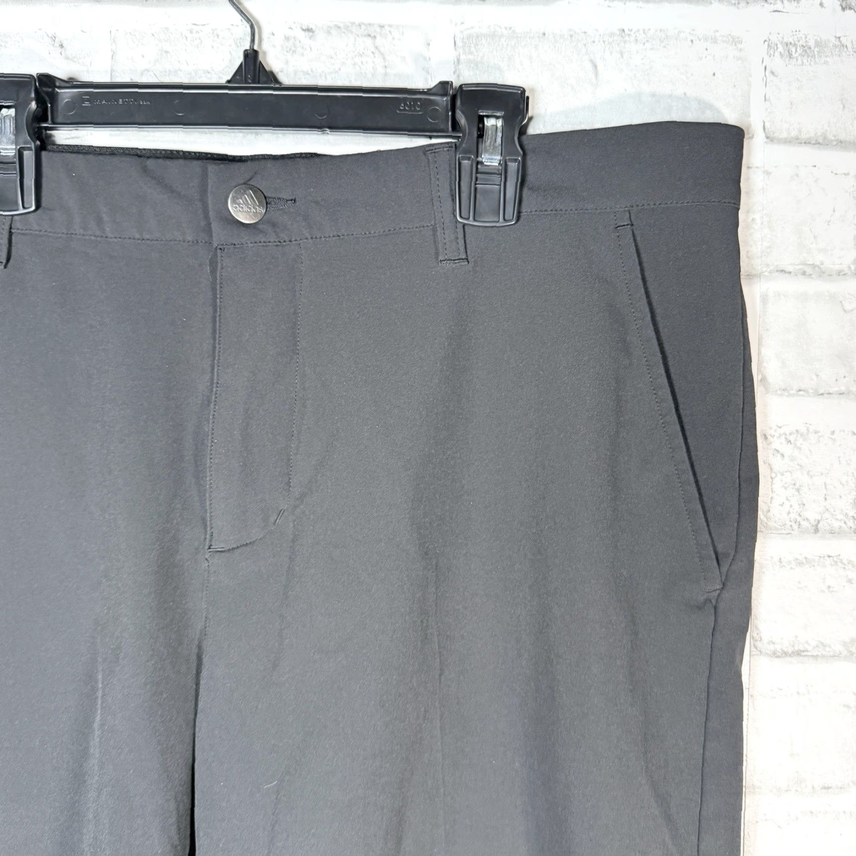 Adidas Adidas Black Athletic Polyester Blend Golf Shorts Mens Size 33 Size US 34 / EU 50 - 2 Thumbnail