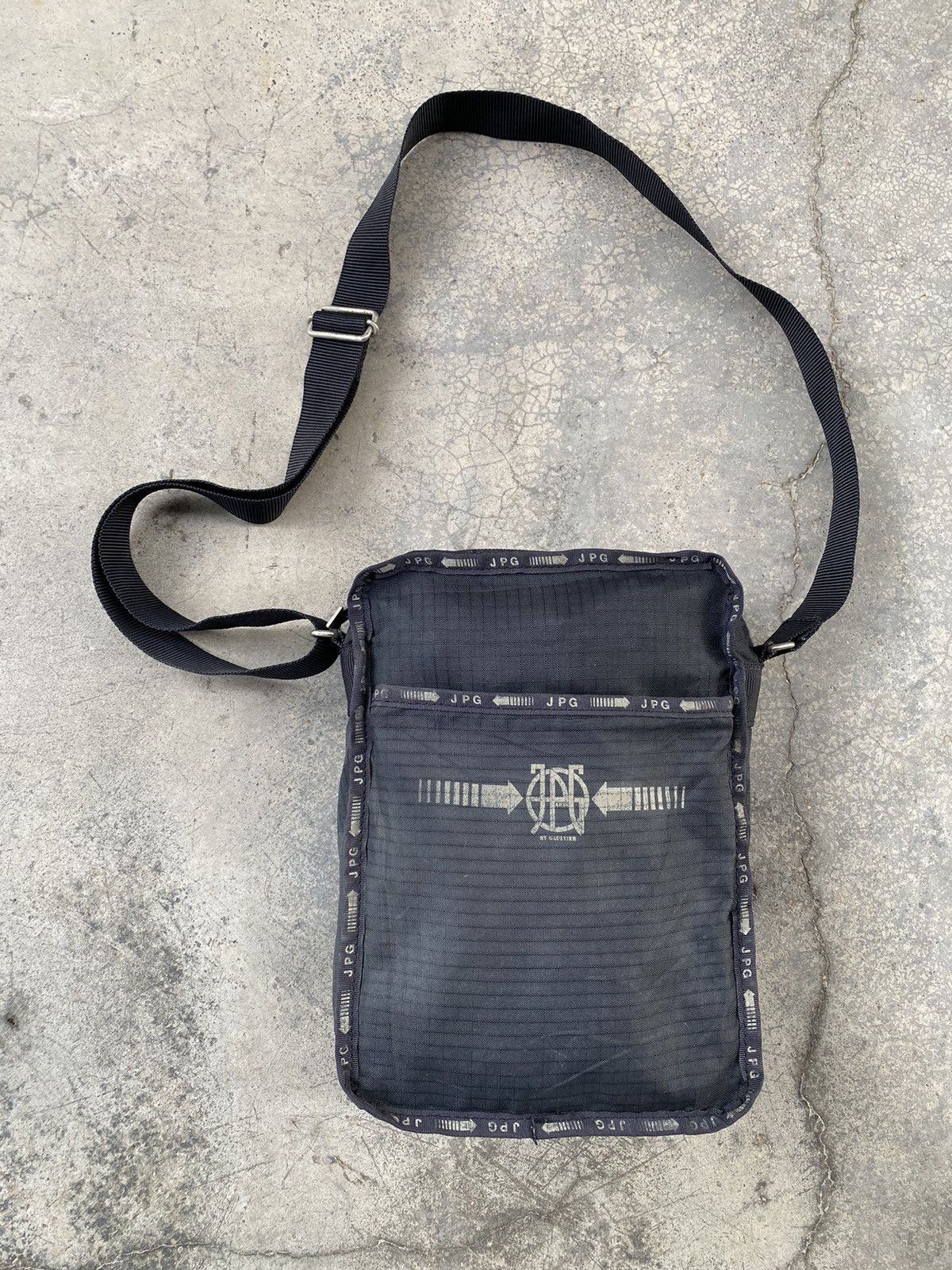 Vintage JPG Jean Paul Gaultier Spellout Nylon CrossBody Bag
