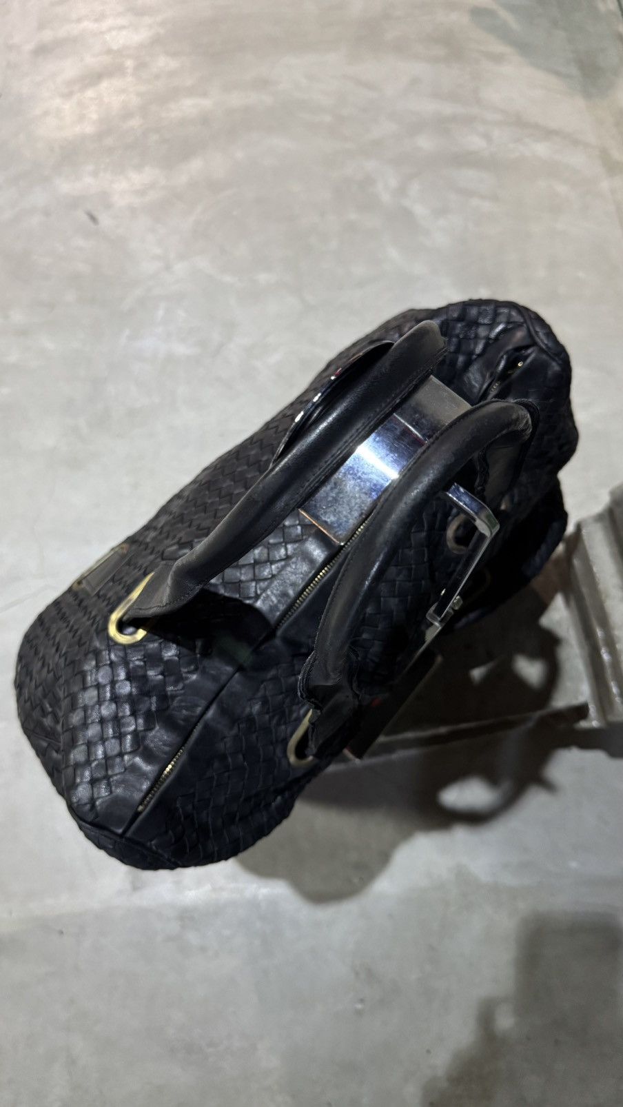 Bottega Veneta BOTTEGA VENETA Nappa Intrecciato Satchel Nero Black Size ONE SIZE - 5 Thumbnail