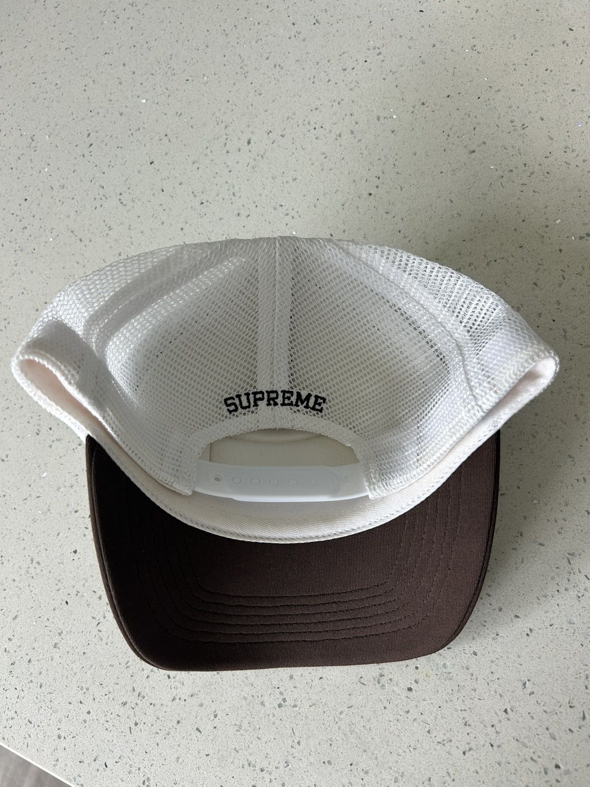 Supreme Supreme Mess mesh back 5 panel trucker hat | Grailed