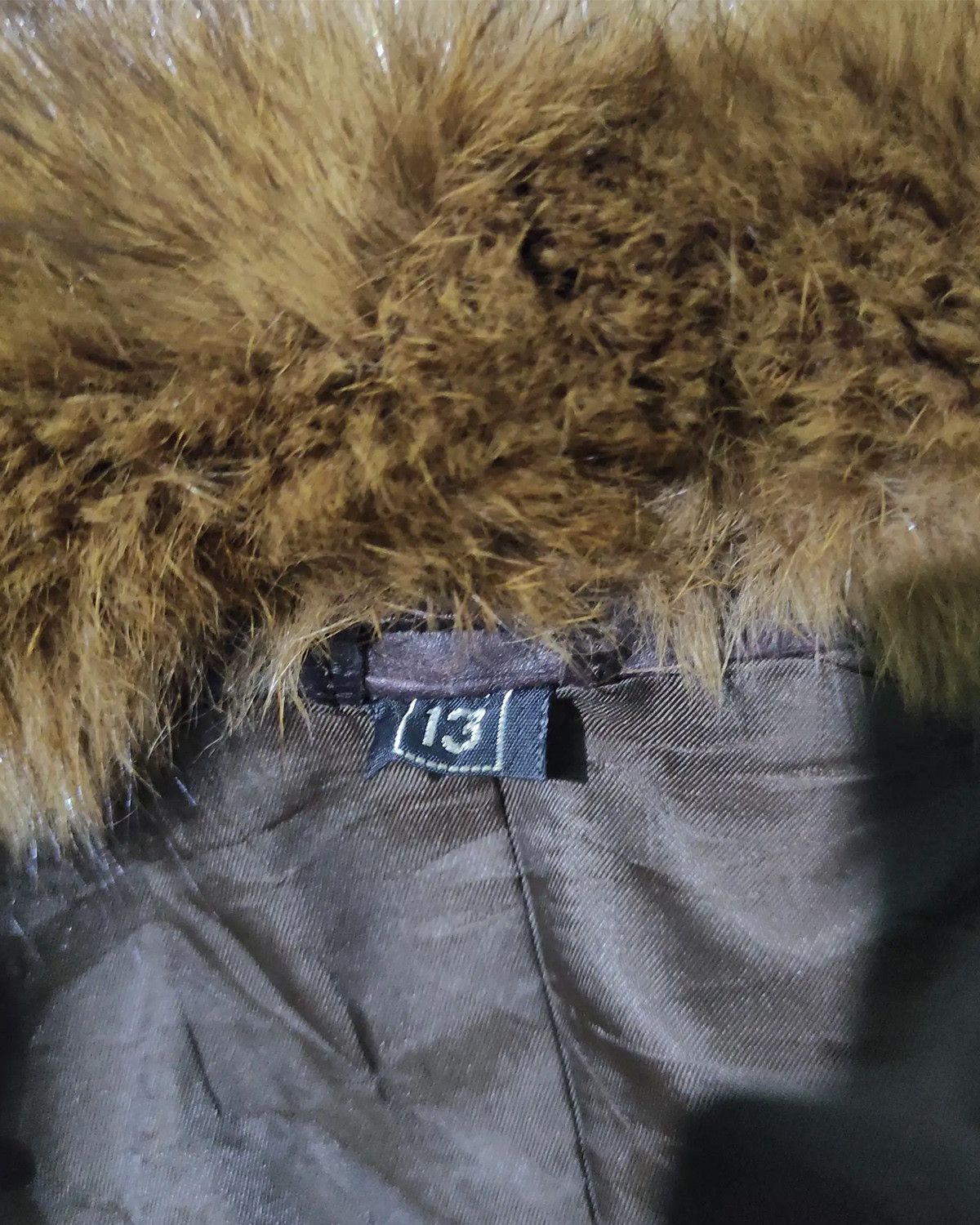 Leather Vintage 80s/90s Leather Fur Coat – Japanese Brand Size US S / EU 44-46 / 1 - 5 Thumbnail