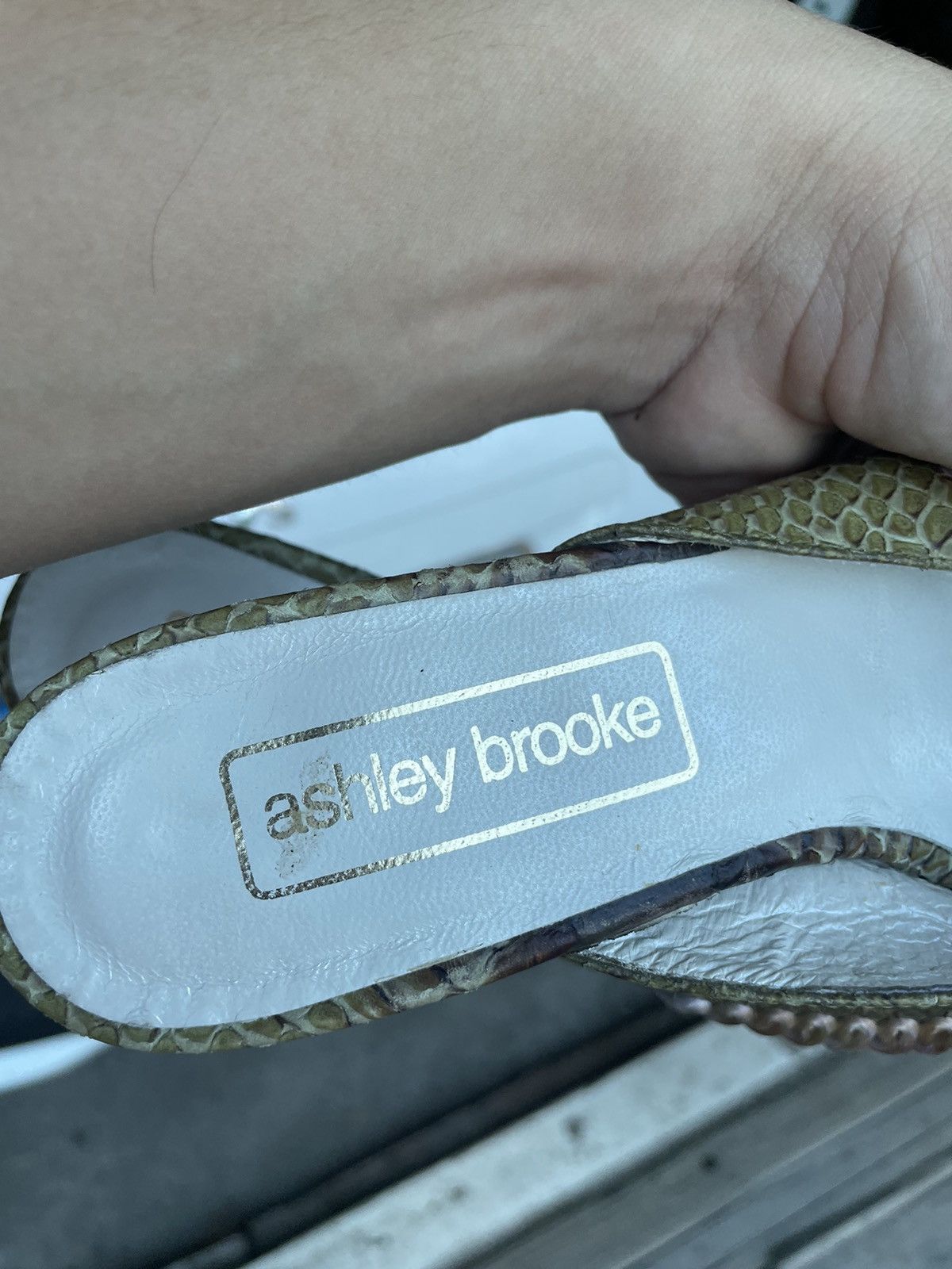 Other Crazy Y2K crocodile heels shoes mules Size US 8 / IT 38 - 6 Thumbnail