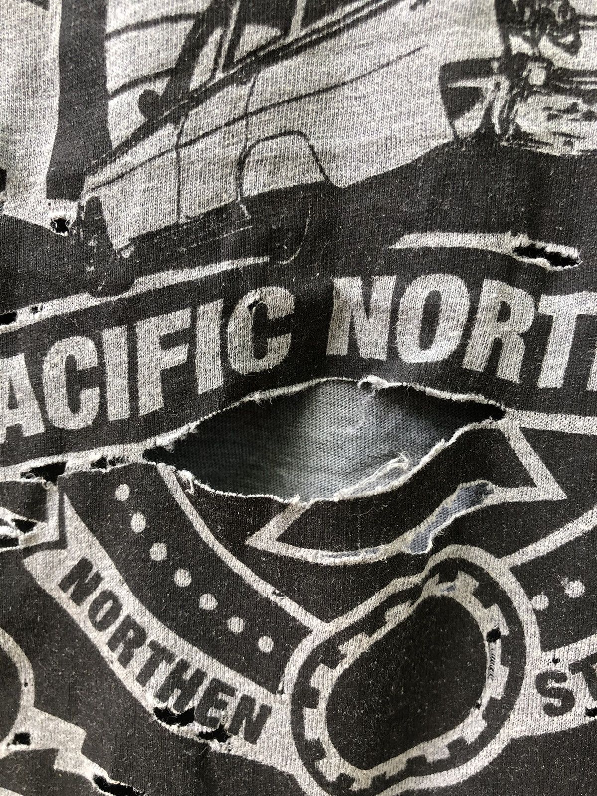 Japanese Brand × Nudie Jeans 💥RARE💥Vintage Distressed Nudie Jeans Tshirt Size US M / EU 48-50 / 2 - 4 Thumbnail