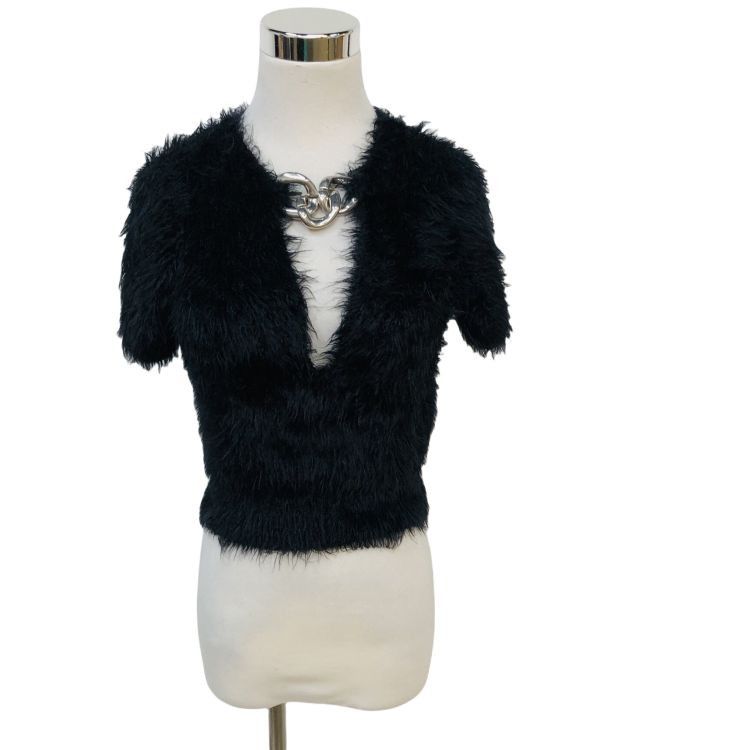 Alexander Wang Alexander Wang Chain Detail Crop Top Size XS Size XS / US 0-2 / IT 36-38 - 1 Thumbnail